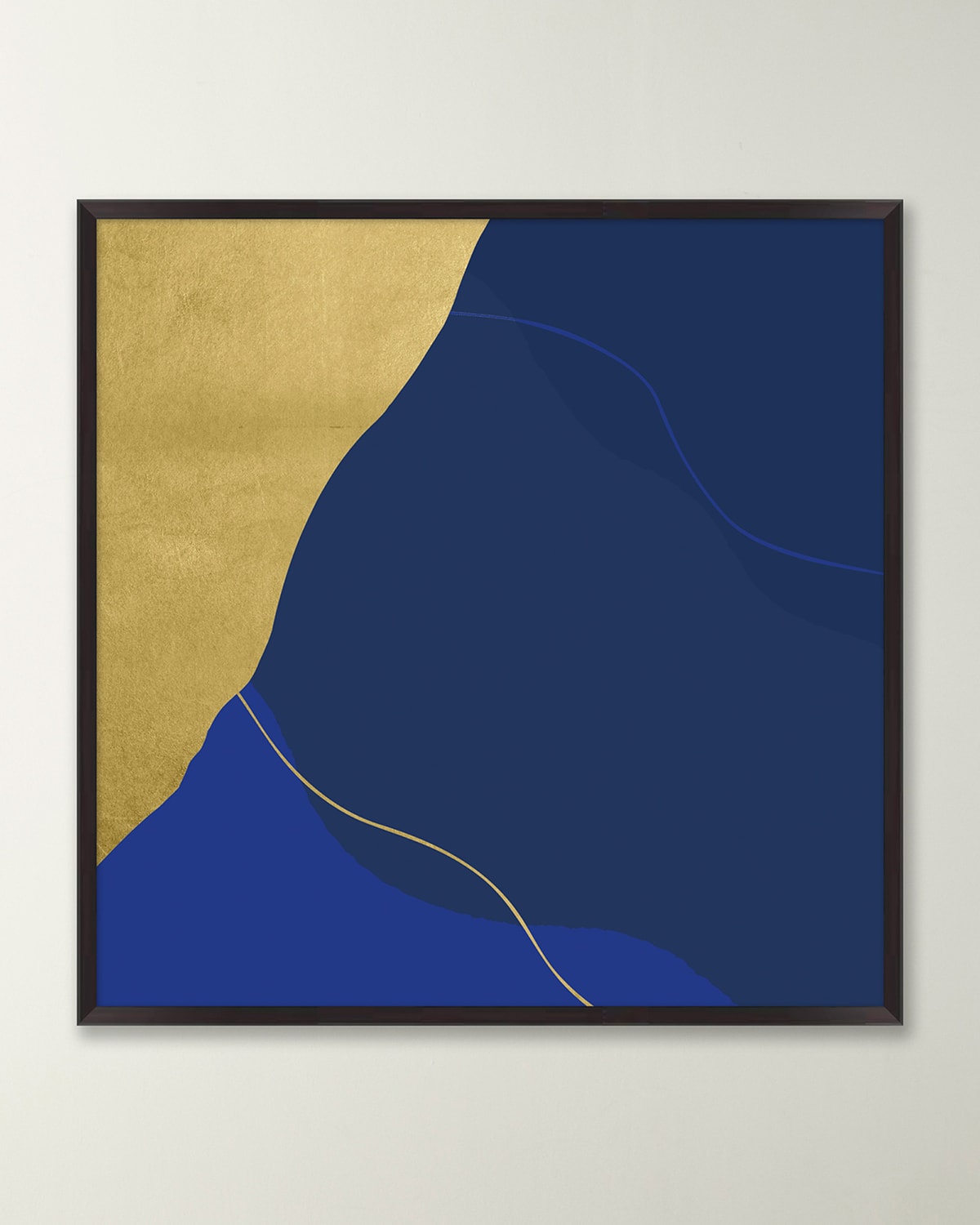 Wendover Art Group Azure Song 6 Framed Giclee In Blue