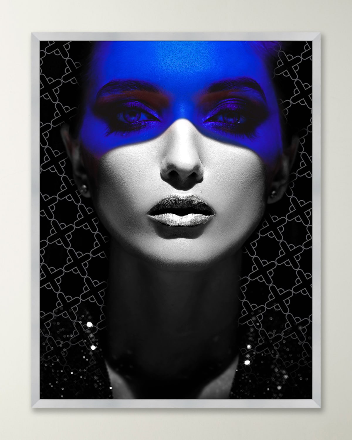 Shop Wendover Art Group Blue Visor Framed Giclee In Black