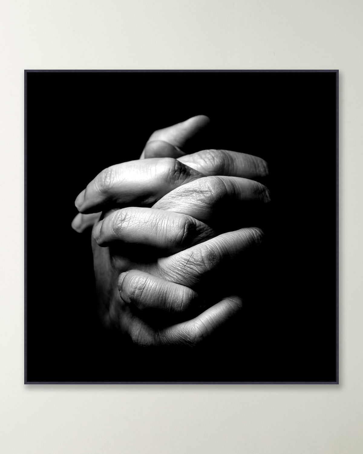 Shop Wendover Art Group Hand In Hand Devotion Framed Giclee In Black