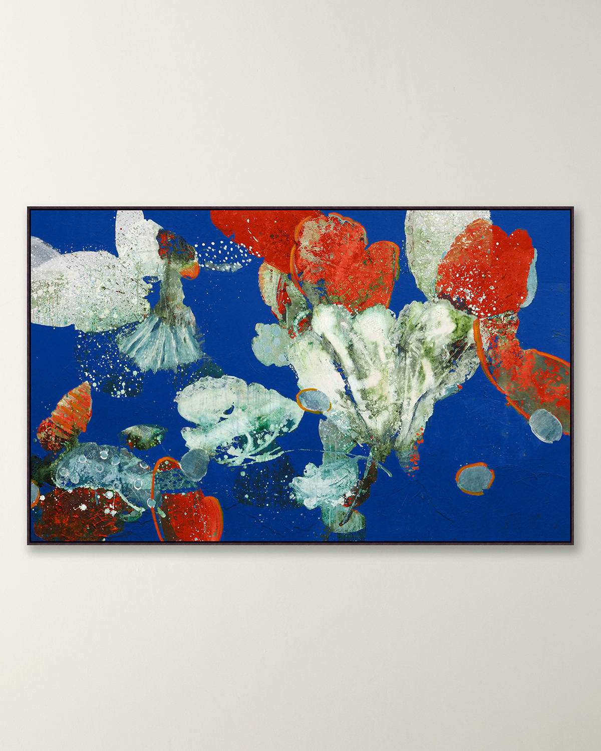 Shop Wendover Art Group Shallow Shadows Of Summer Framed Giclee In Blue