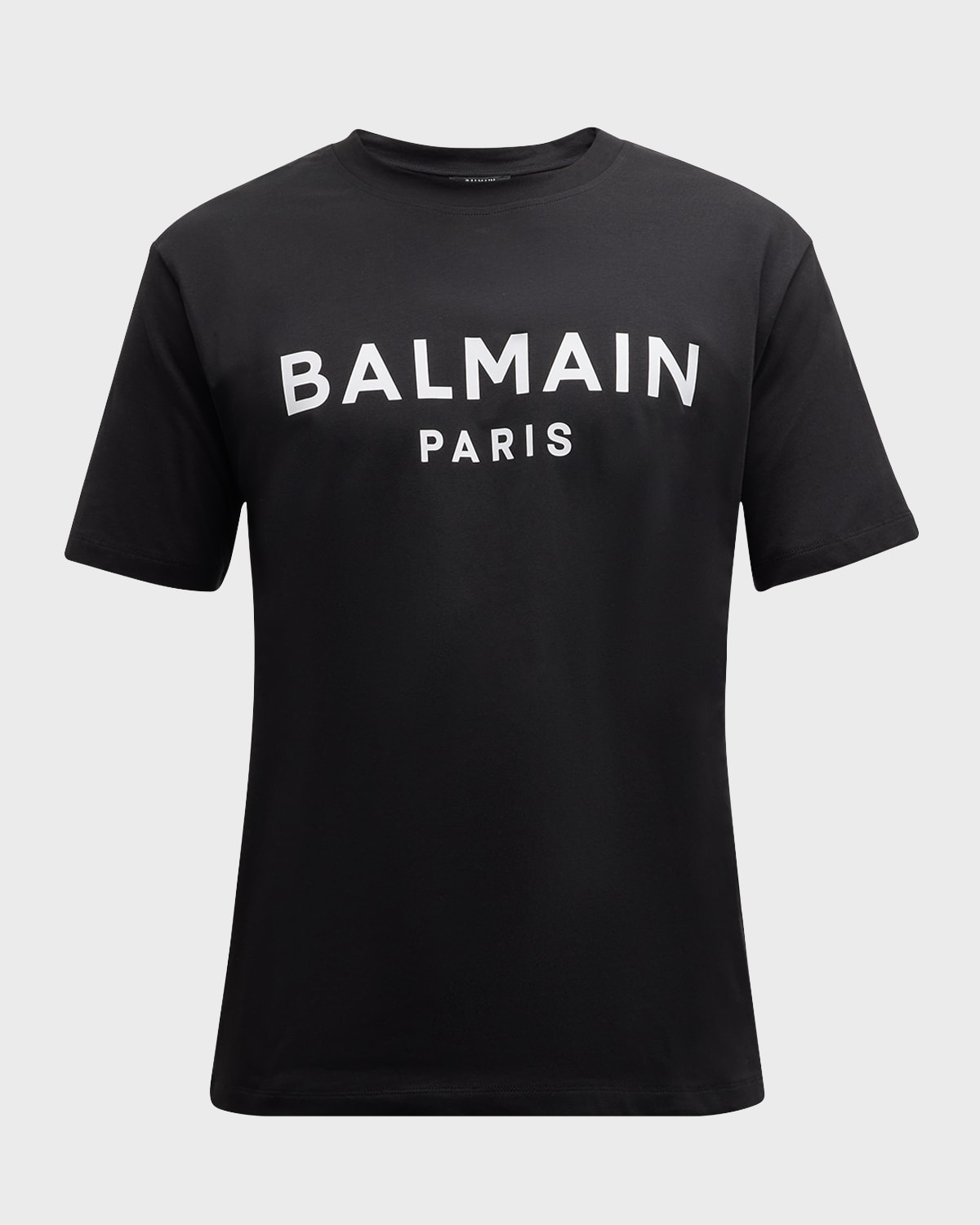 BALMAIN MEN'S LOGO-PRINT T-SHIRT 