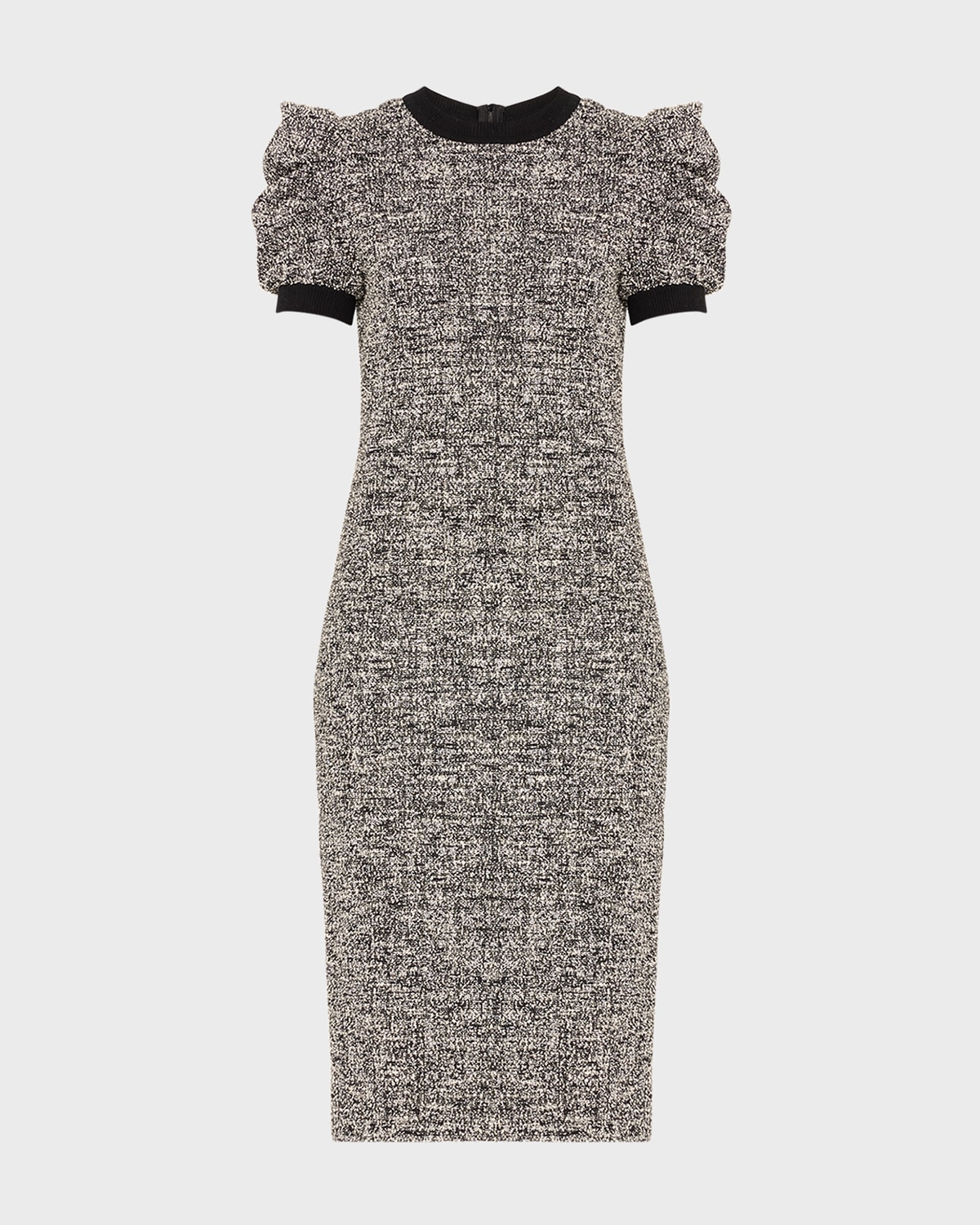 Max Mara Ieti Jersey Sheath Dress with Ruched Sleeves Smart Closet