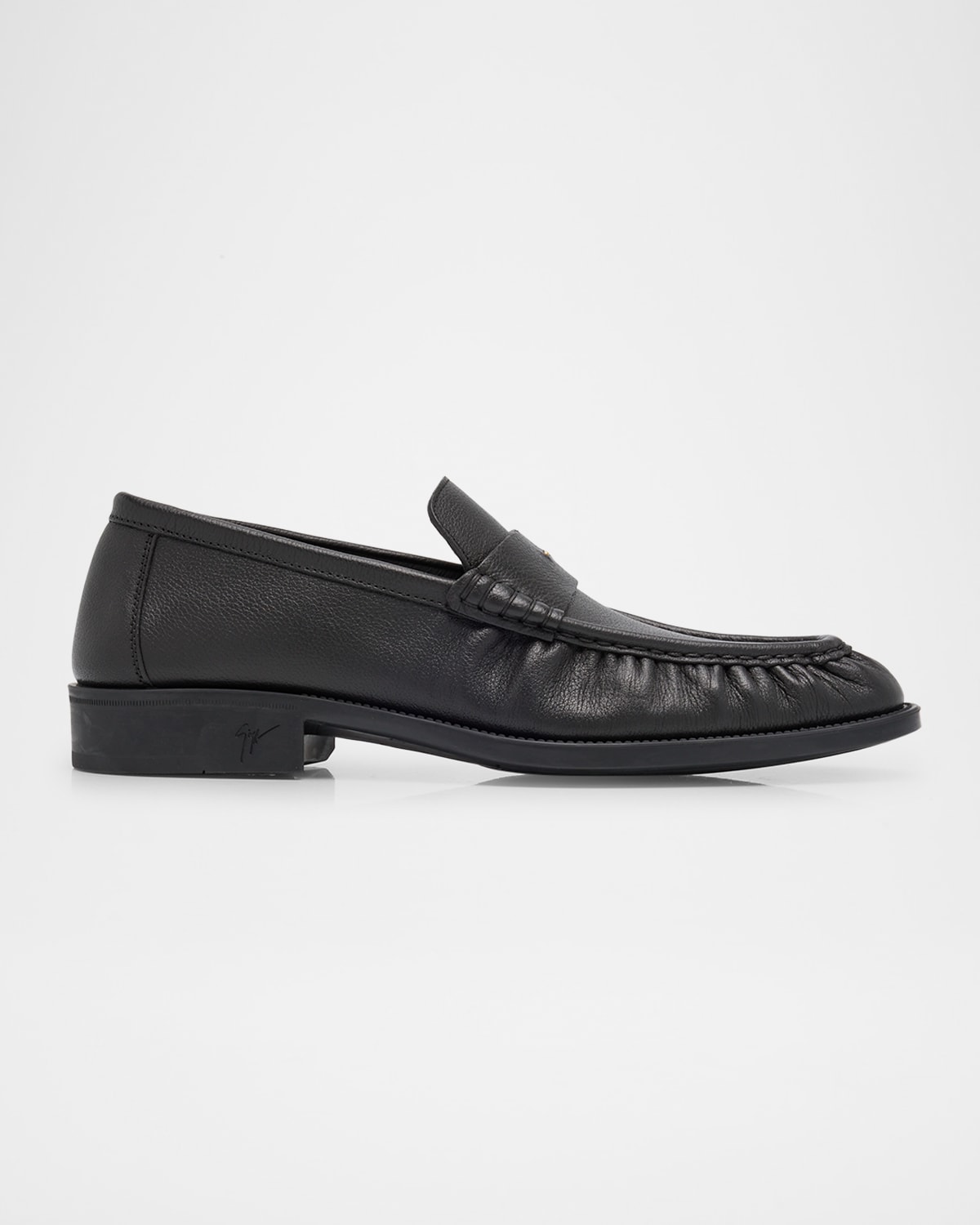 Giuseppe Zanotti Men's Vegasso Leather Penny Loafers