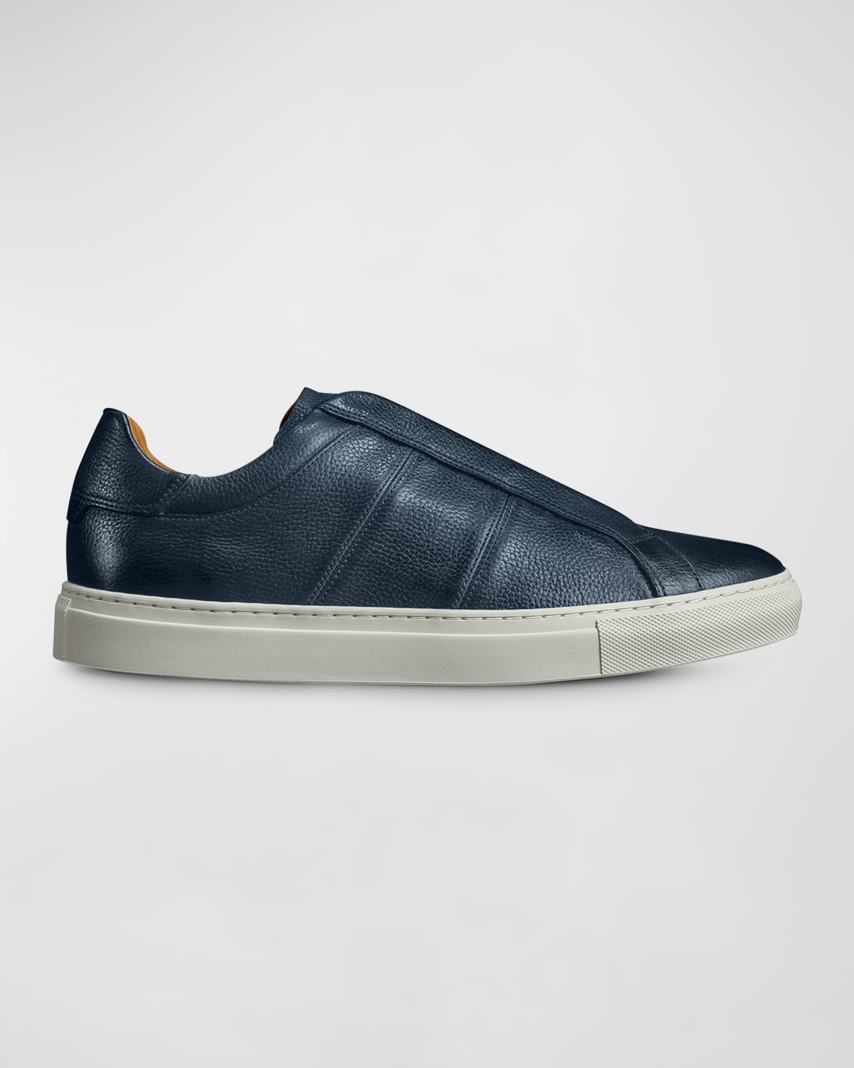 Allen Edmonds Men's Colton Grained Leather Slip-on Sneakers In Blue