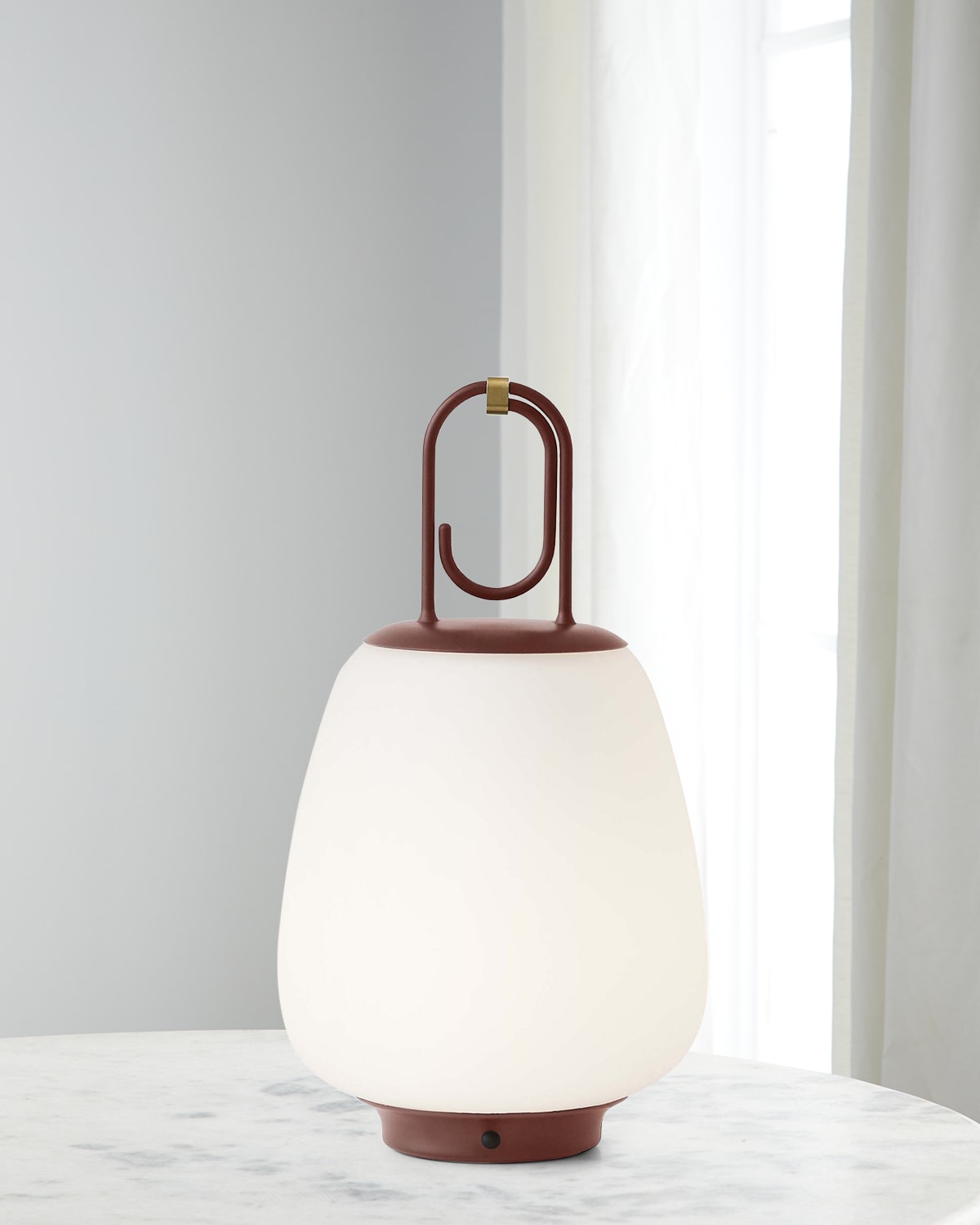 Shop Tradition Lucca Portable Lamp Sc51 In Maroon