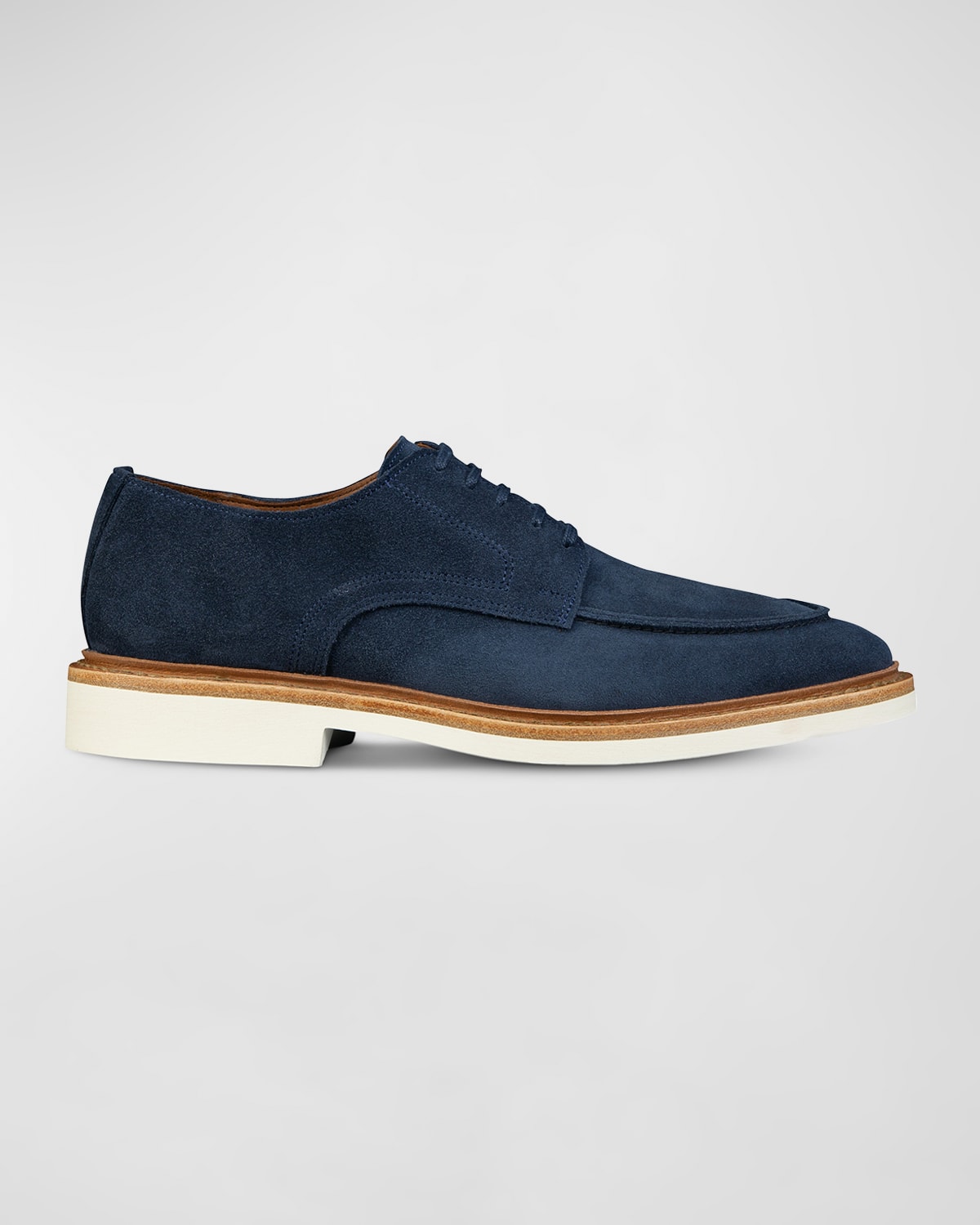 Shop Allen Edmonds Men's Henderson Suede Low-top Sneakers In Navy