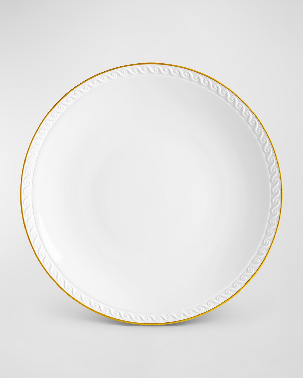L'OBJET NEPTUNE 24K GOLD-RIMMED DINNER PLATE 