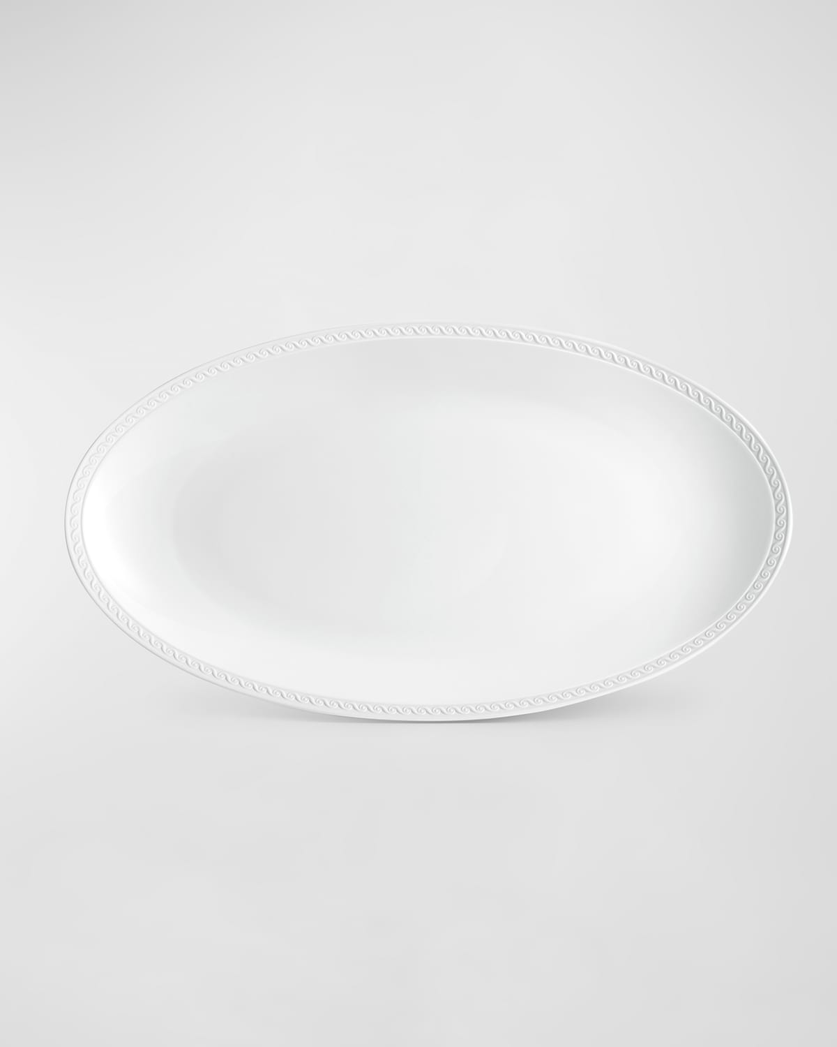 L'objet Neptune Oval Platter, 21" In White