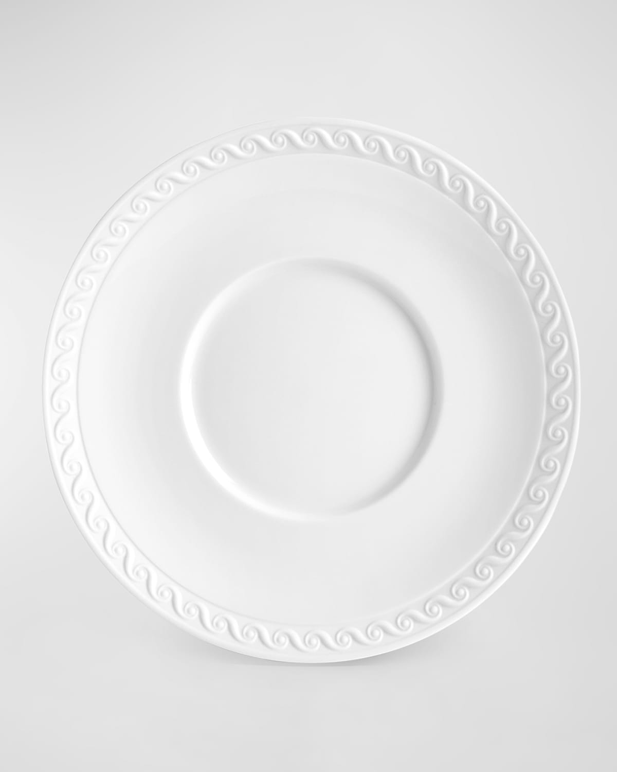 L'objet Neptune Porcelain Saucer Plate In White