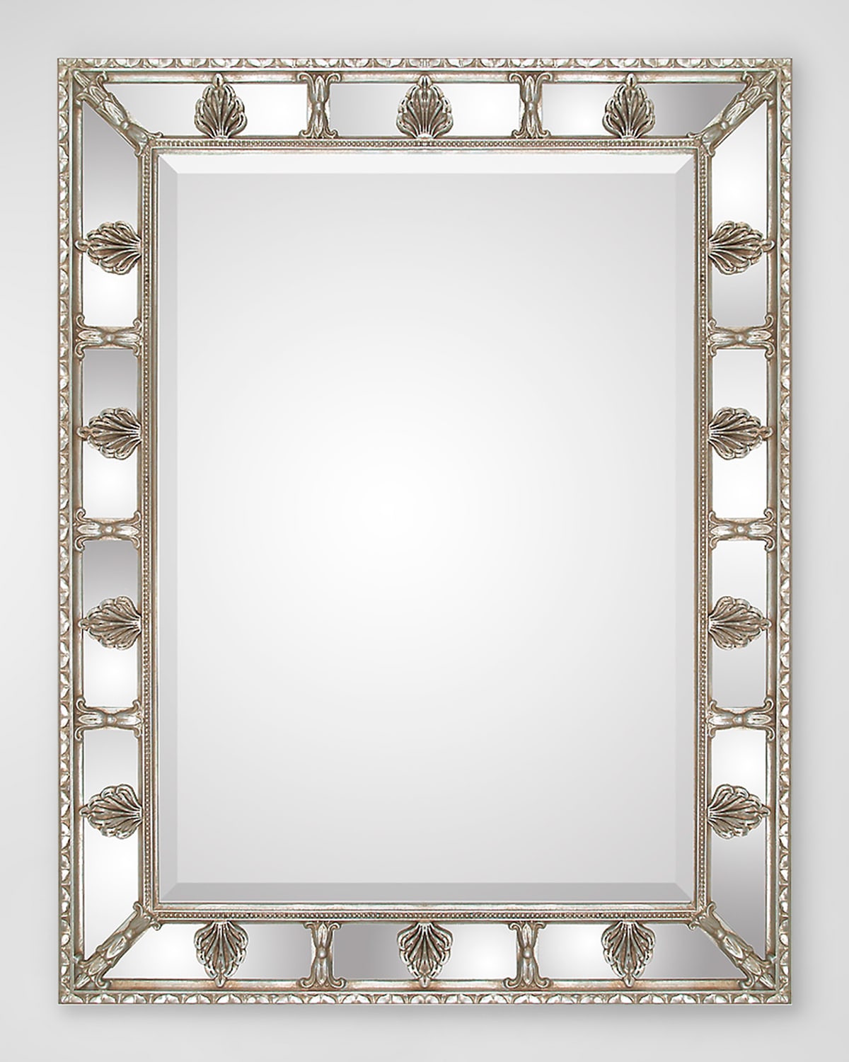 Shop Friedman Brothers The Ryan-watson Mirror In Classic Silver