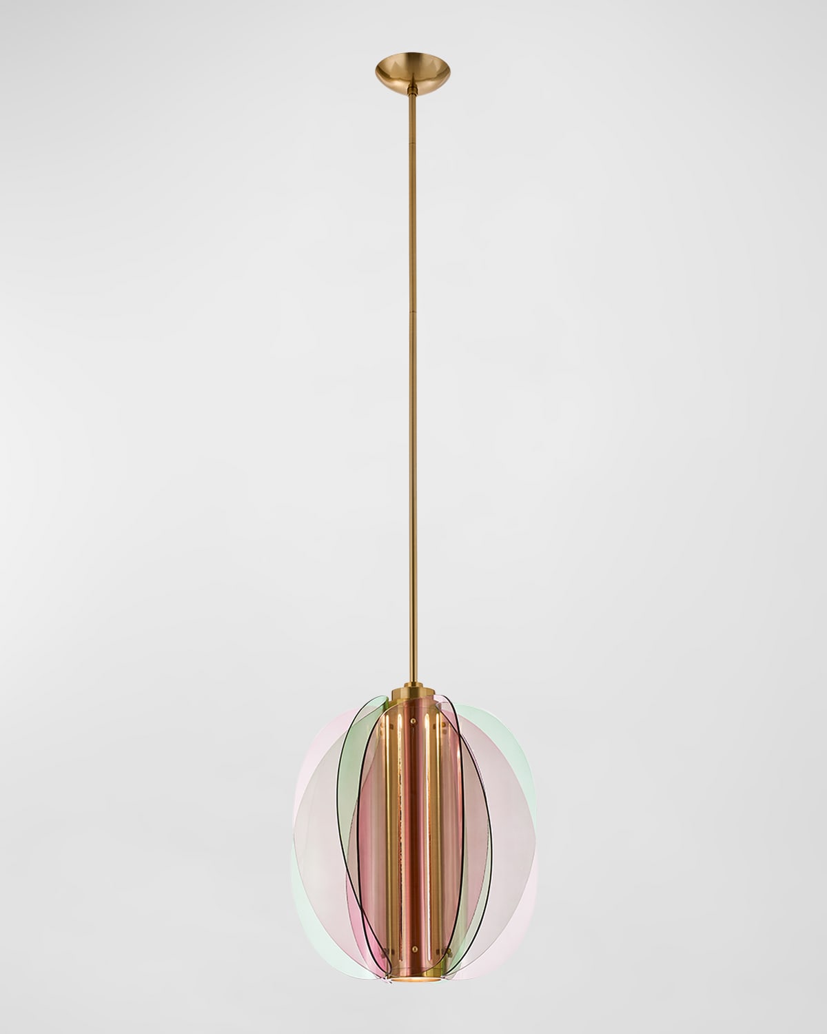 Kalco Lighting Tulipa 14.5" Pendant Ceiling Light In Winter Brass