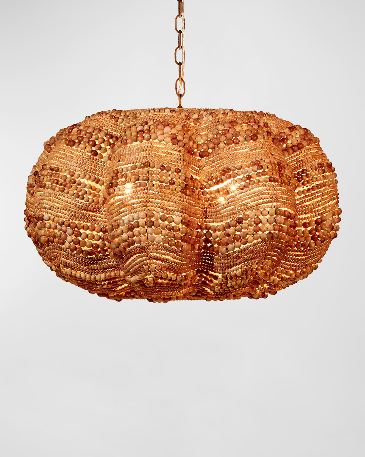 Jamie Young Clamshell Chandelier In Natural