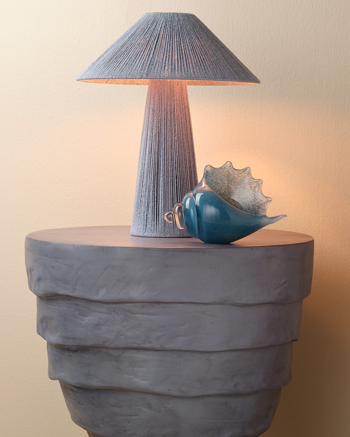 Jamie Young Concentric Side Table In Grey