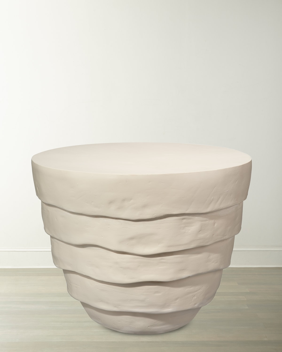Shop Jamie Young Concentric Side Table In Cream