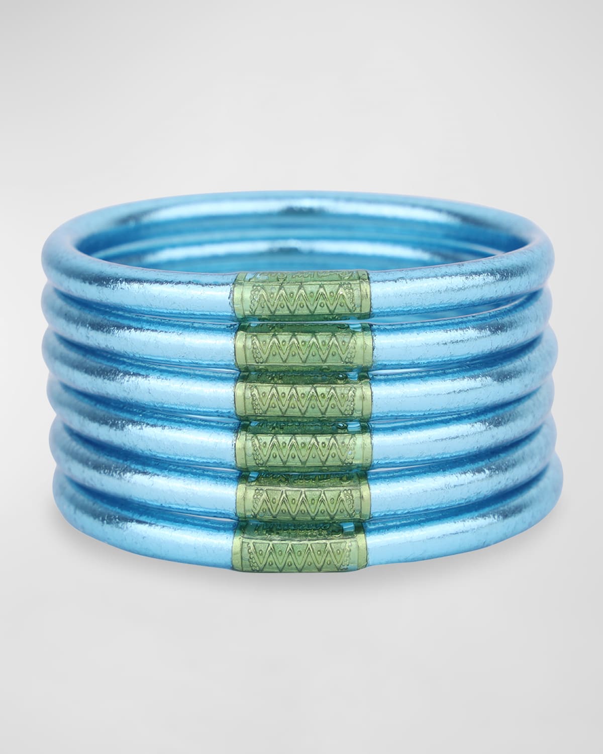 Azure All-Weather Bangles, Set of 9