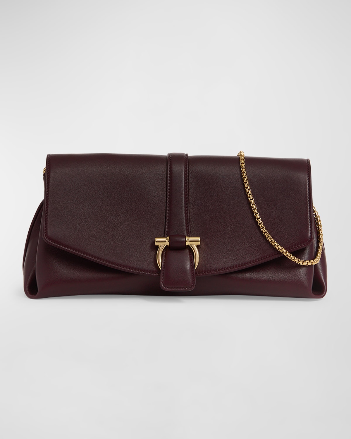 Shop Ferragamo F-show Medium Flap Shoulder Bag