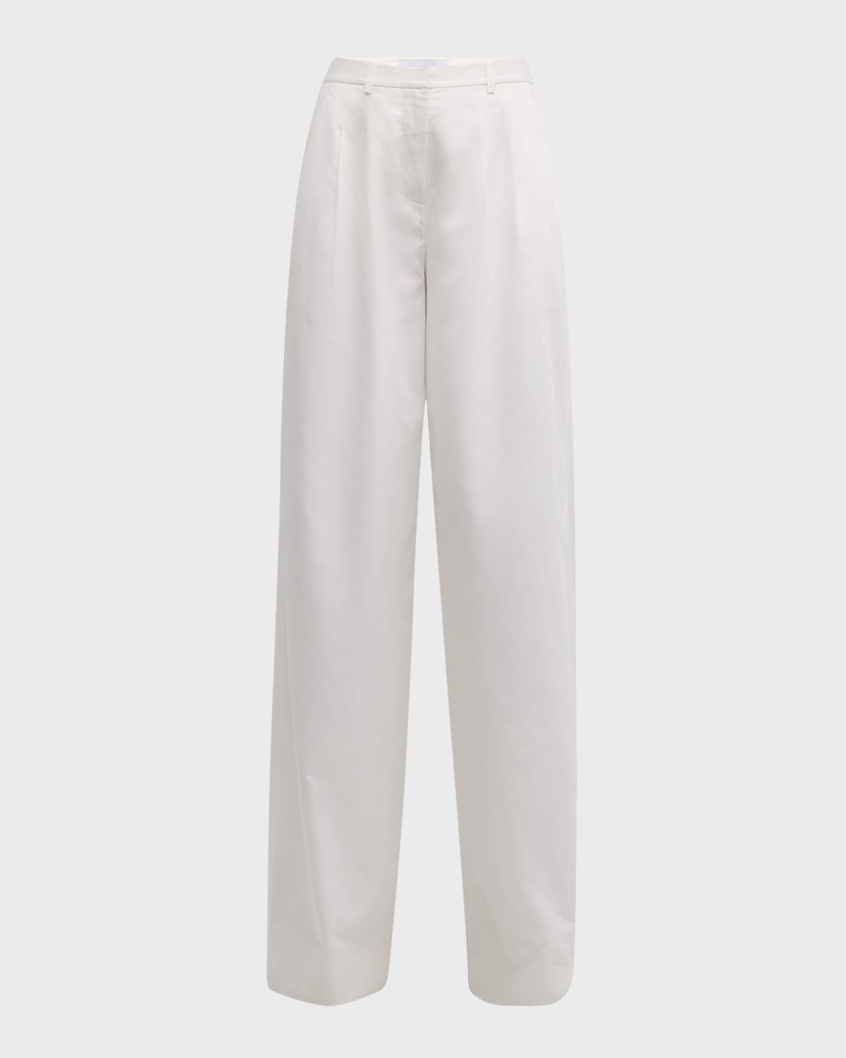 Juliana Wide-Leg Pleated Trousers