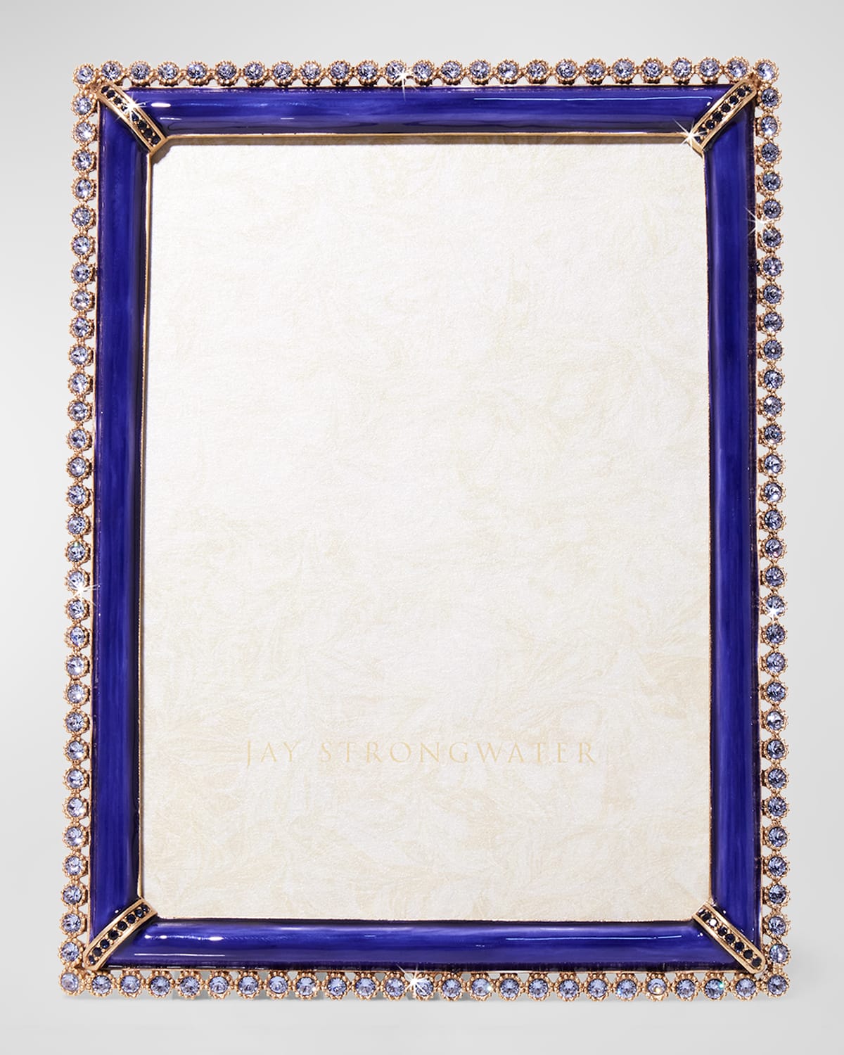 Jay Strongwater Stone Edge Frame, 5" X 7" In Blue