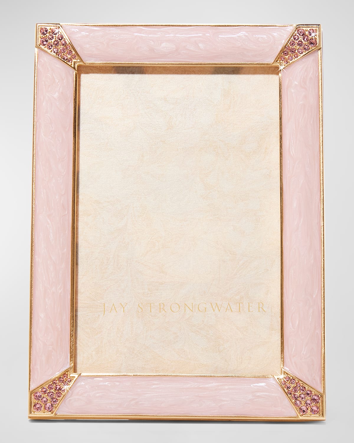 Jay Strongwater Lavinia Frame, 4" X 6" In Light Pink
