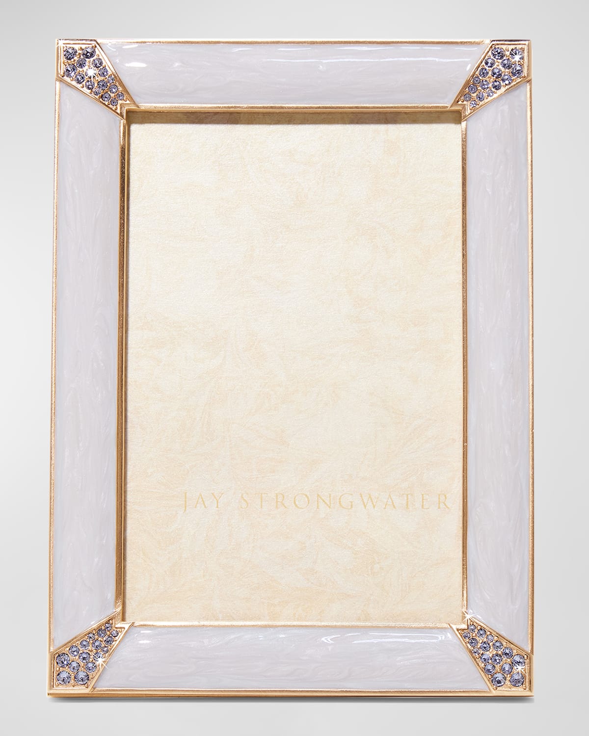 Jay Strongwater Lavinia Frame, 4" X 6" In Light Blue
