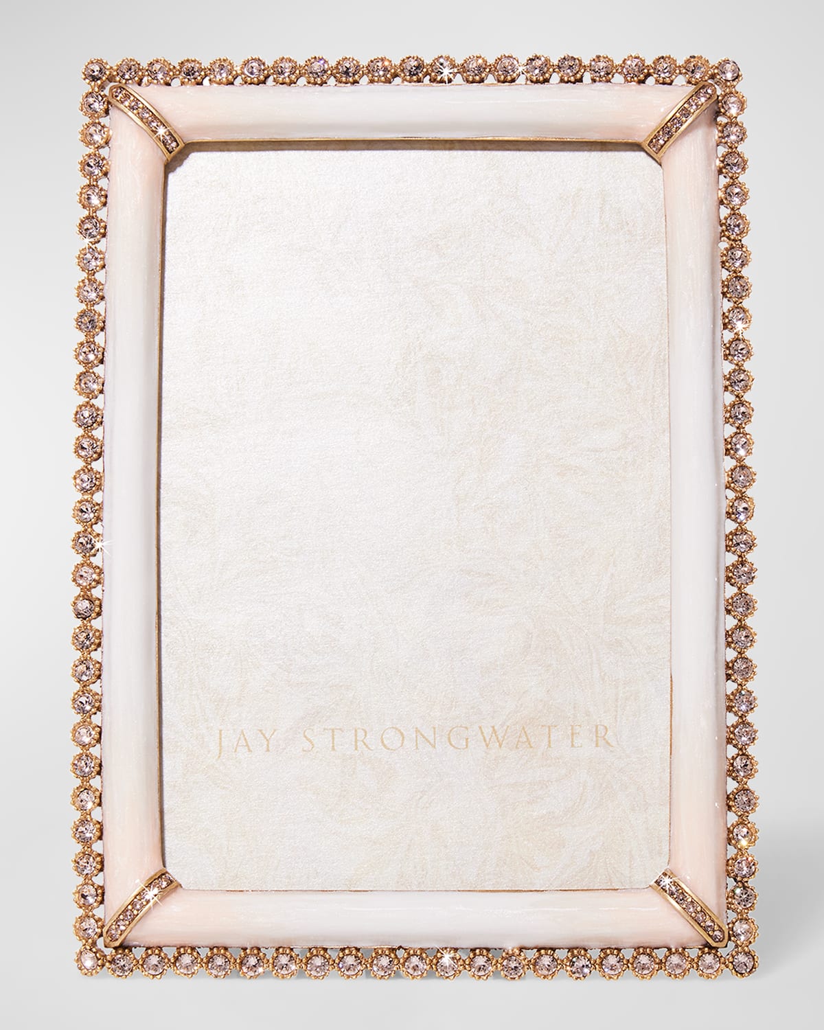 Jay Strongwater Stone Edge Frame, 4" X 6" In Brown