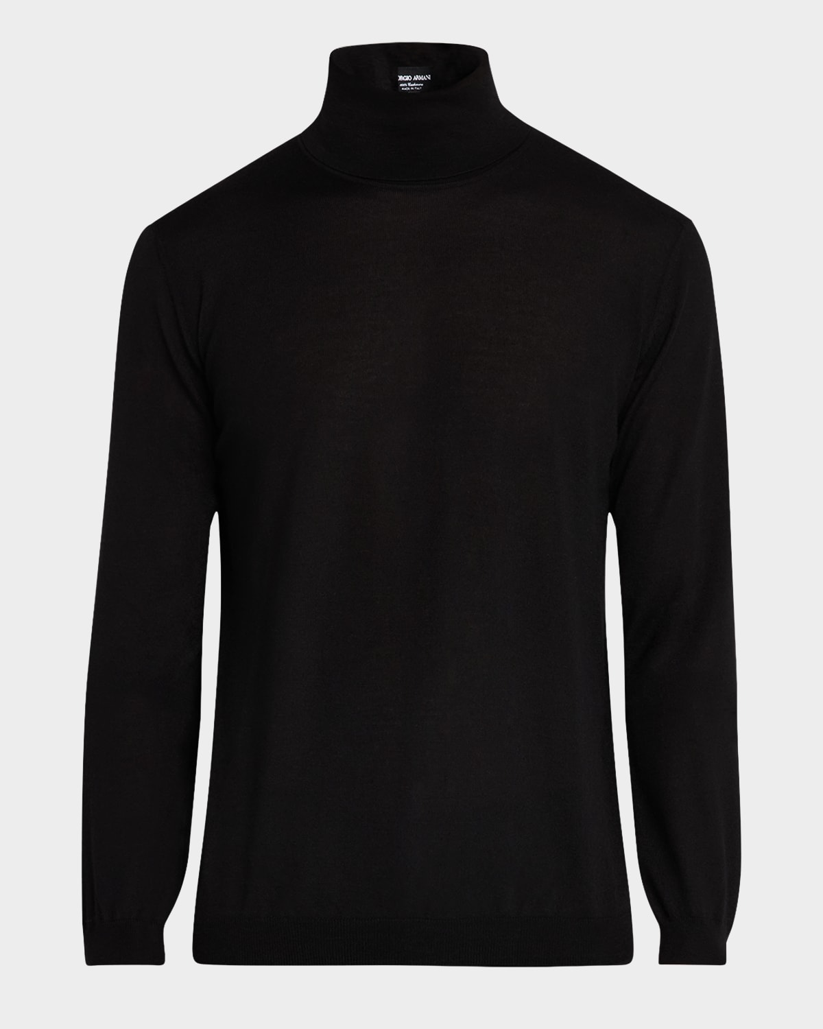 Men's Cashmere Plain Stitch Turtleneck