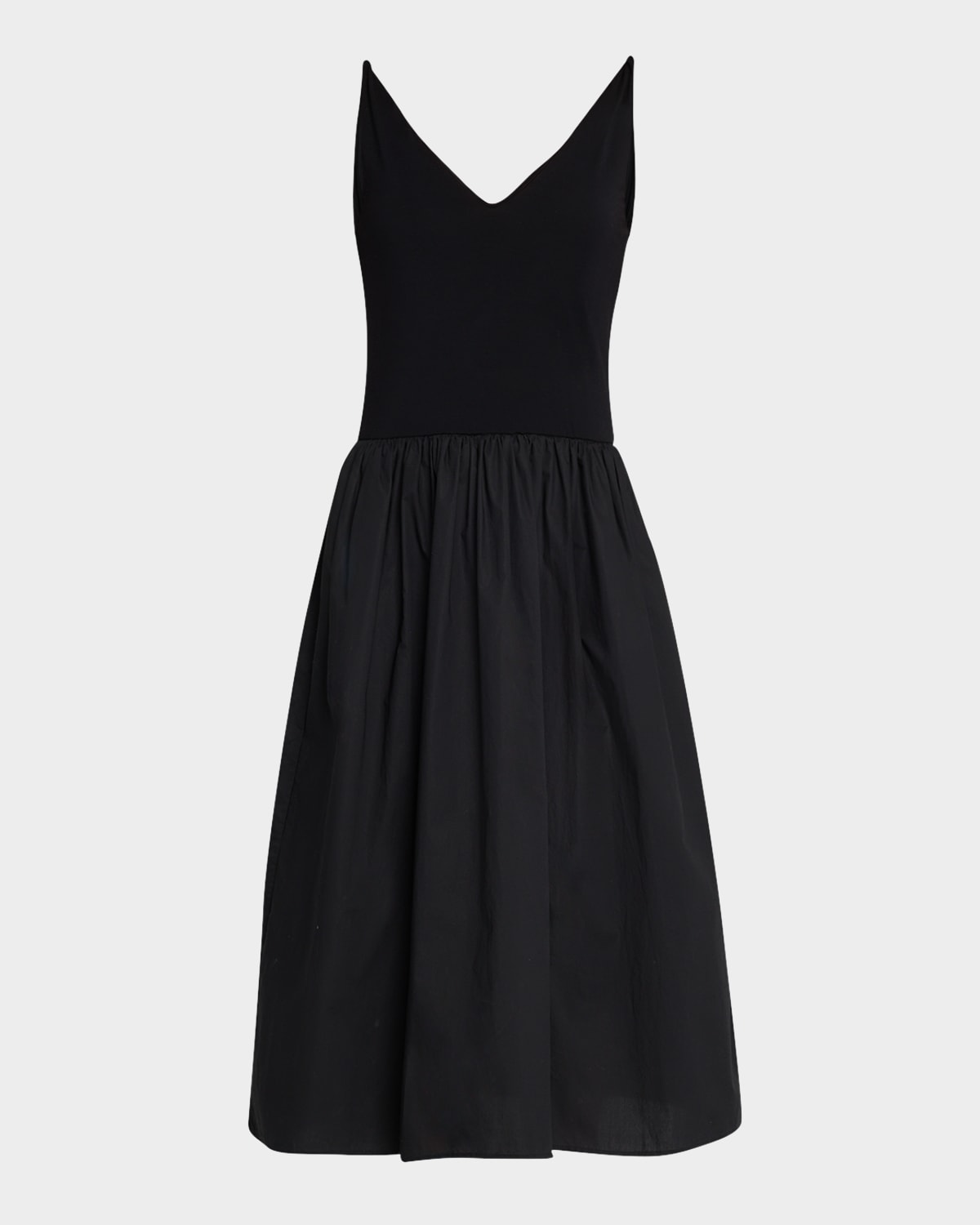 Rails Franca Drop-waist Midi Dress In Black