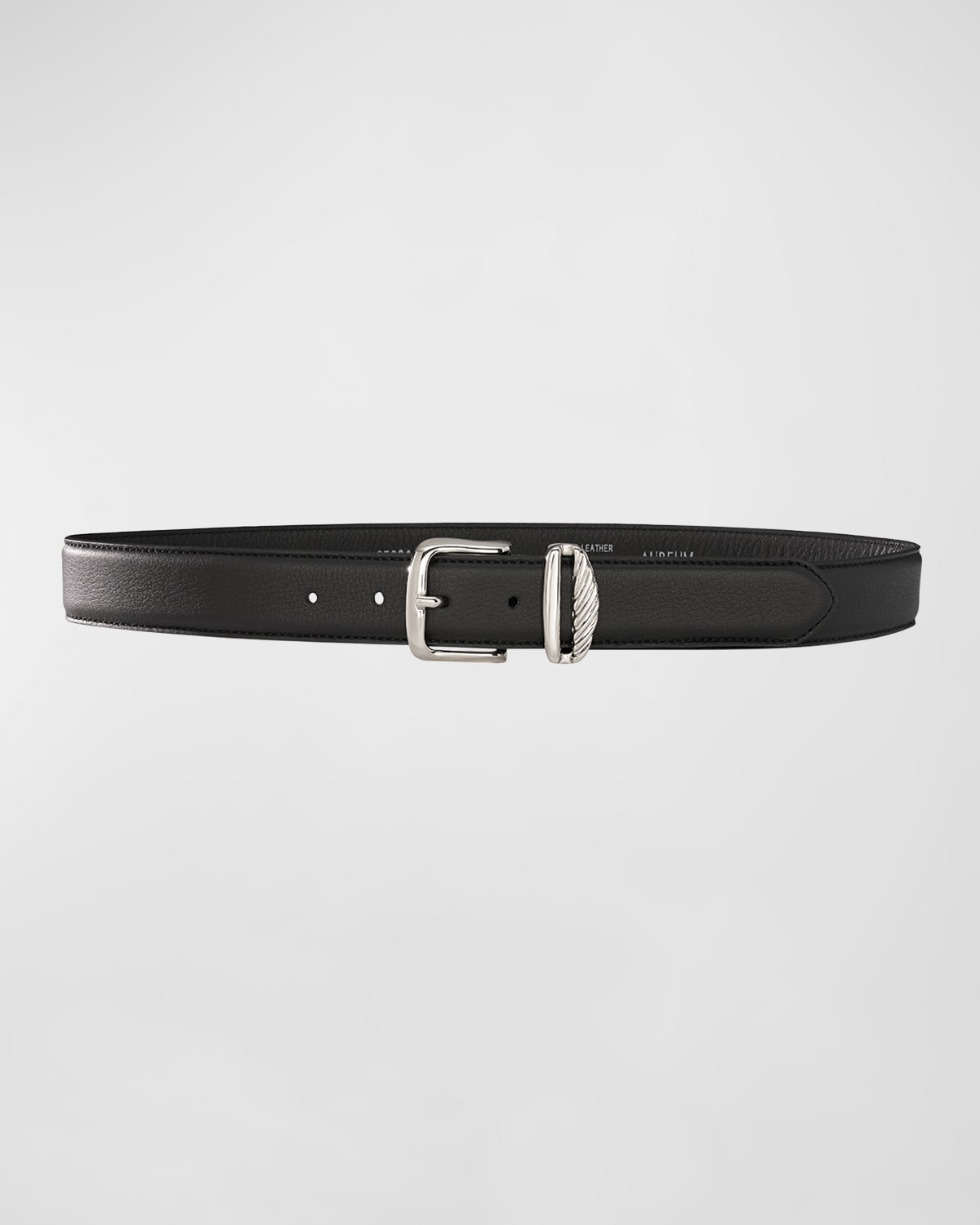 No. 3 French Rope Buckled Leather Belt