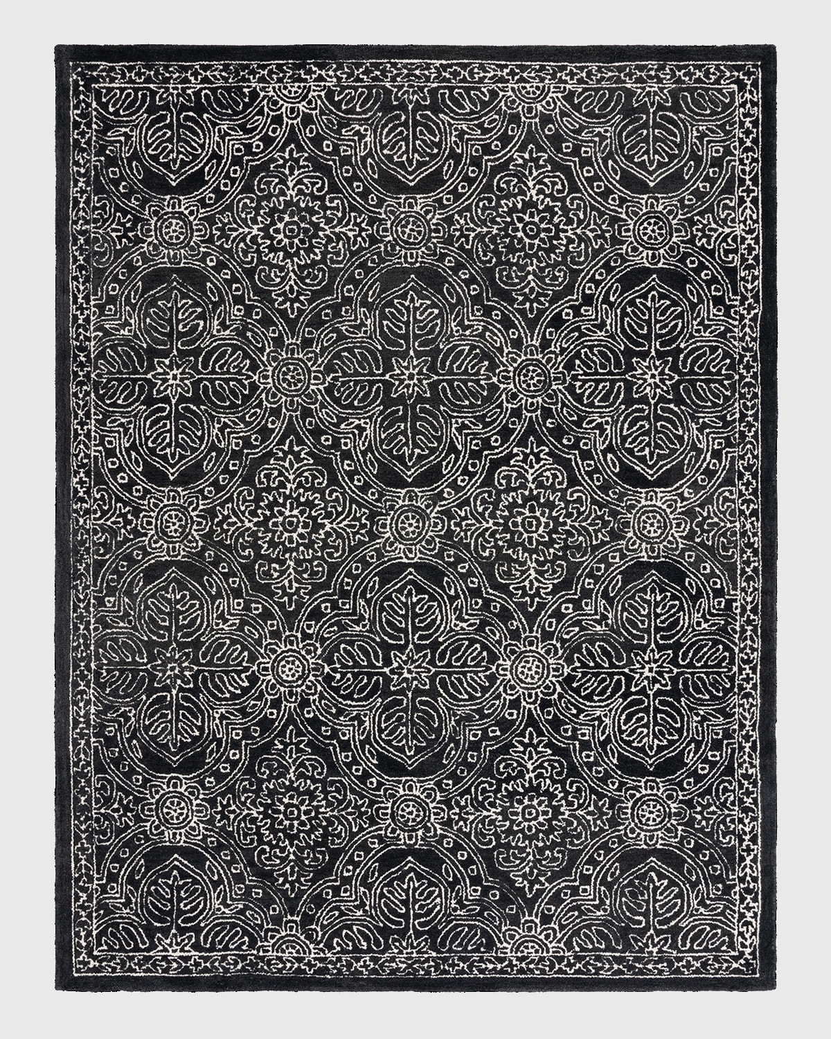 Ralph Lauren Etienne Hand-tufted Rug, 8' X 10' In Black
