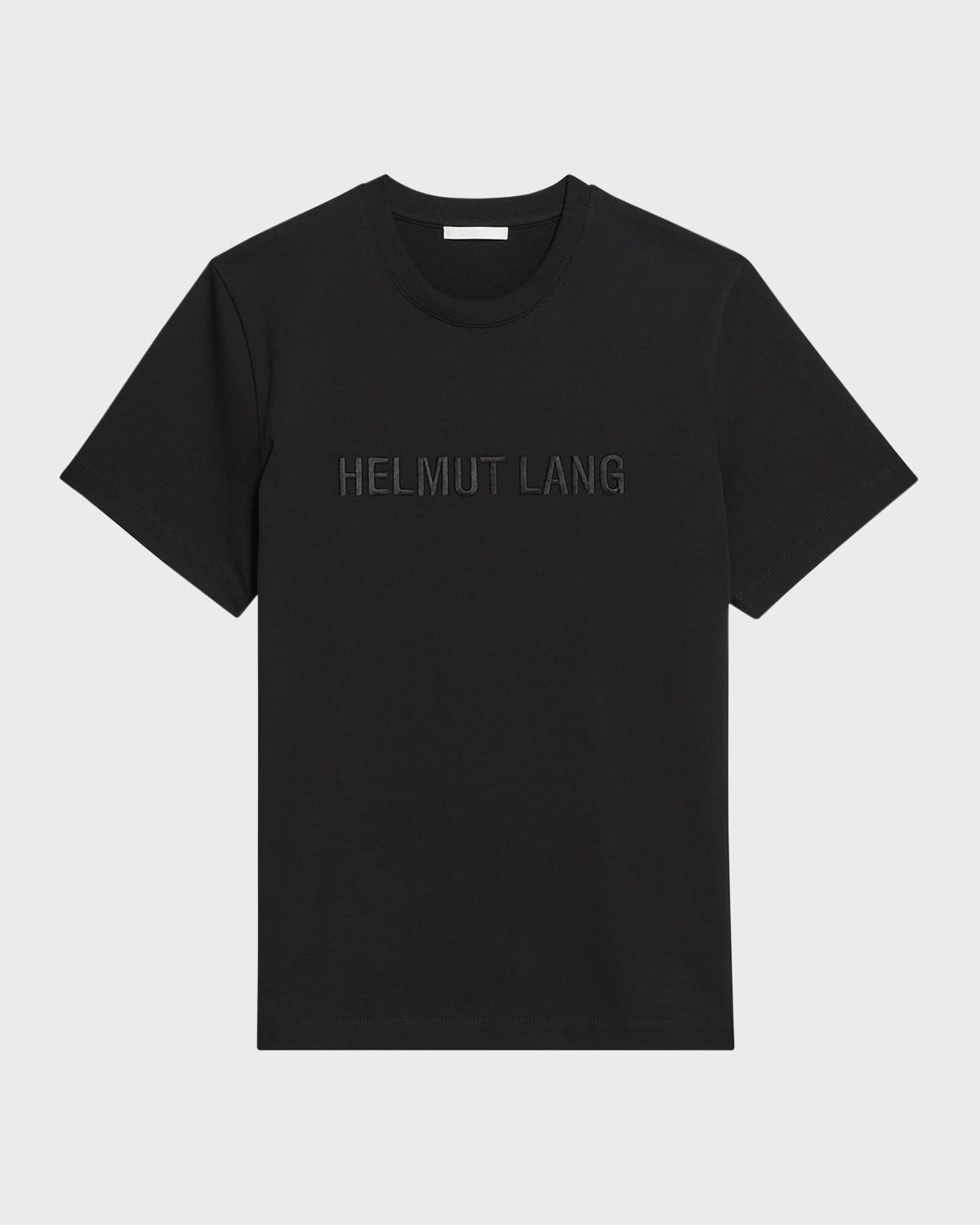 Shop Helmut Lang Men's Logo Oversized Short-sleeve T-shirt In Blk