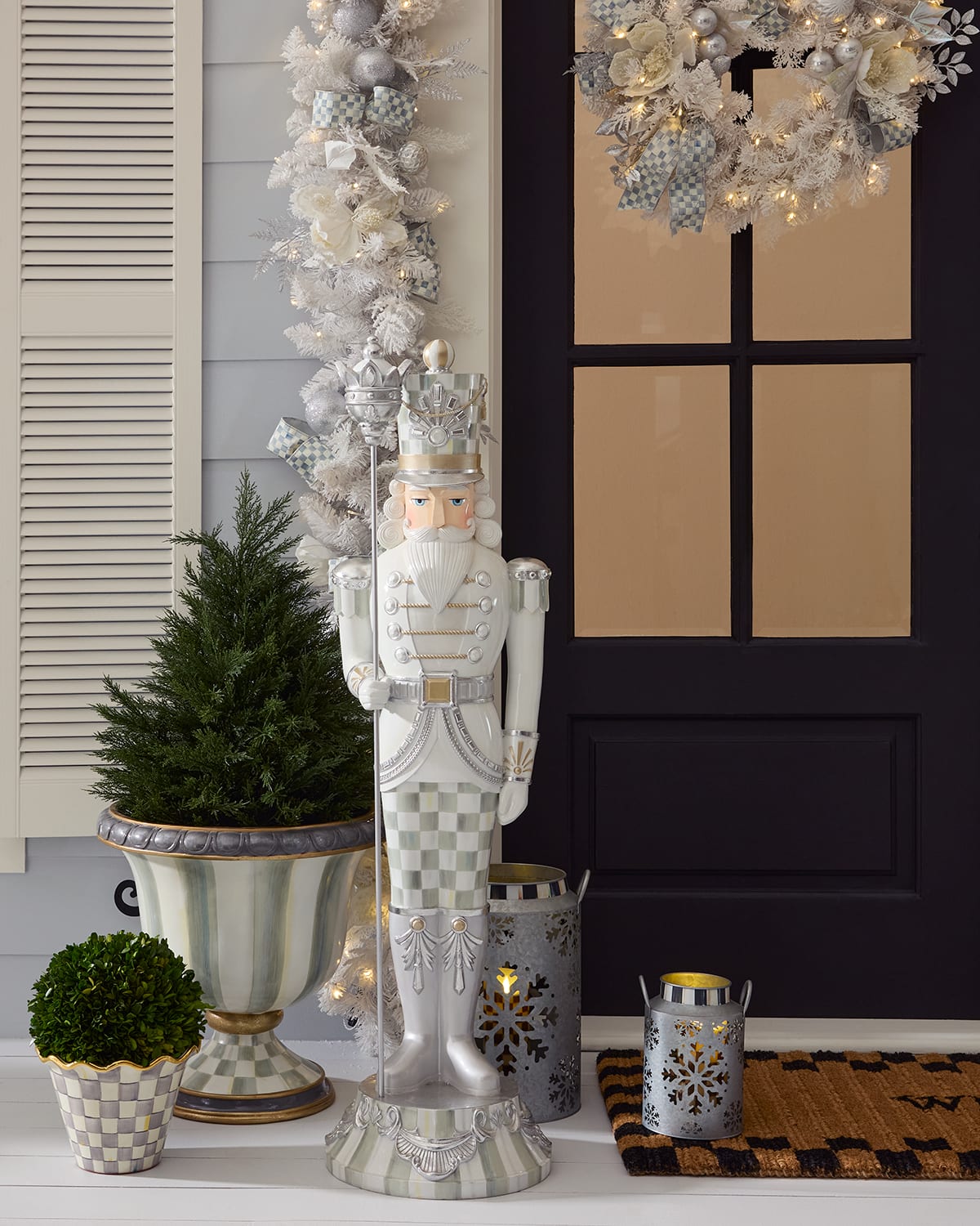 MACKENZIE-CHILDS CRYSTAL PALACE TROPHY NUTCRACKER 