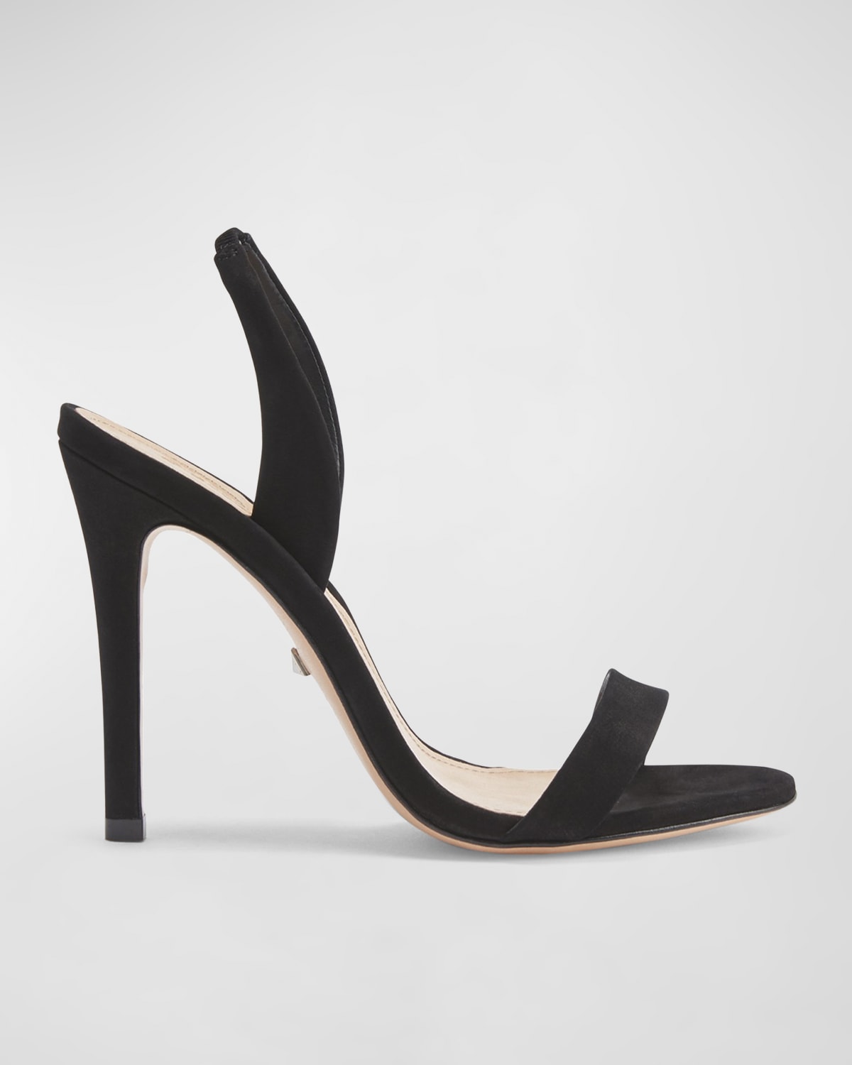 Shop Schutz Luriane Suede Slingback Sandals In Black