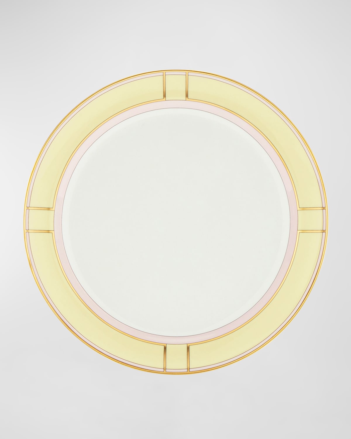Ginori 1735 Porcelain Colonna Diva Giallo Dinner Plate In Diva Giallo