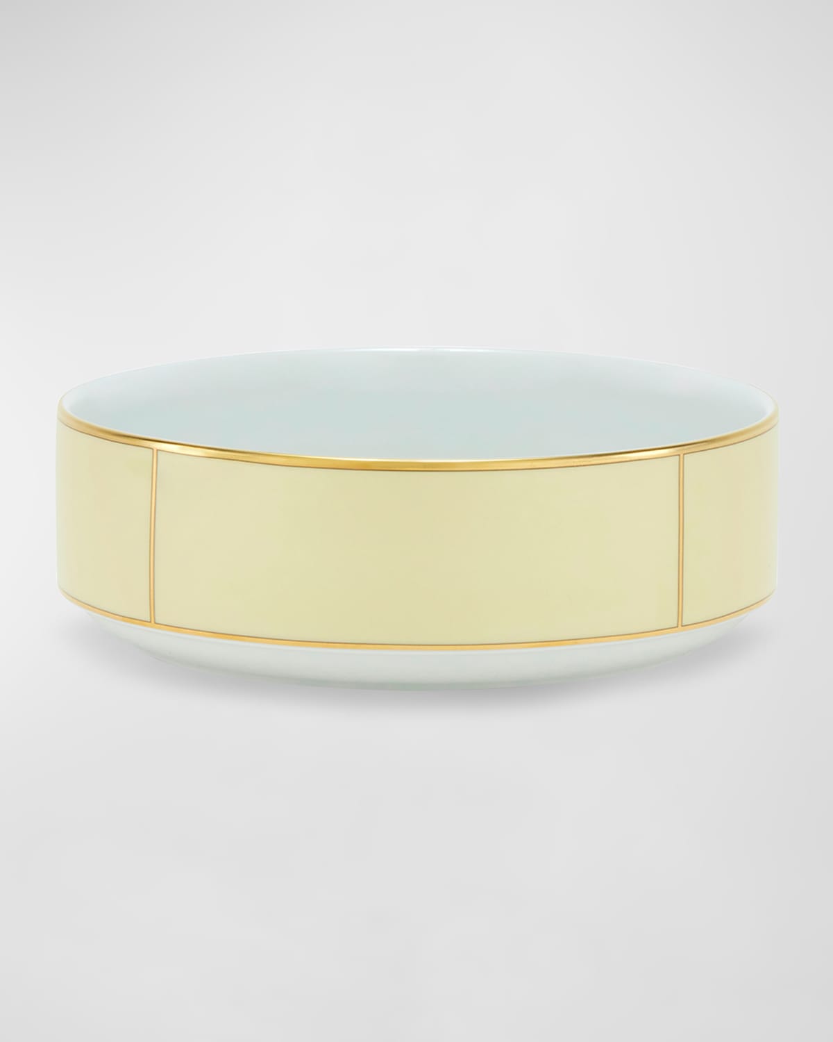 Ginori 1735 Porcelain Colonna Diva Giallo Salad Bowl In Diva Giallo