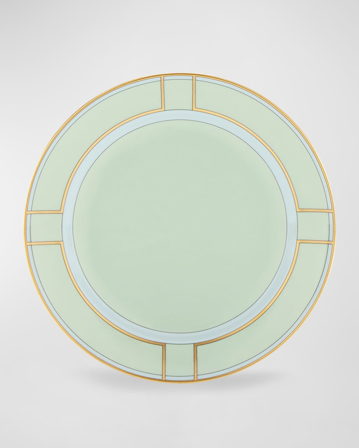 Ginori 1735 Porcelain Colonna Diva Verde Dessert Plate In Diva Verde