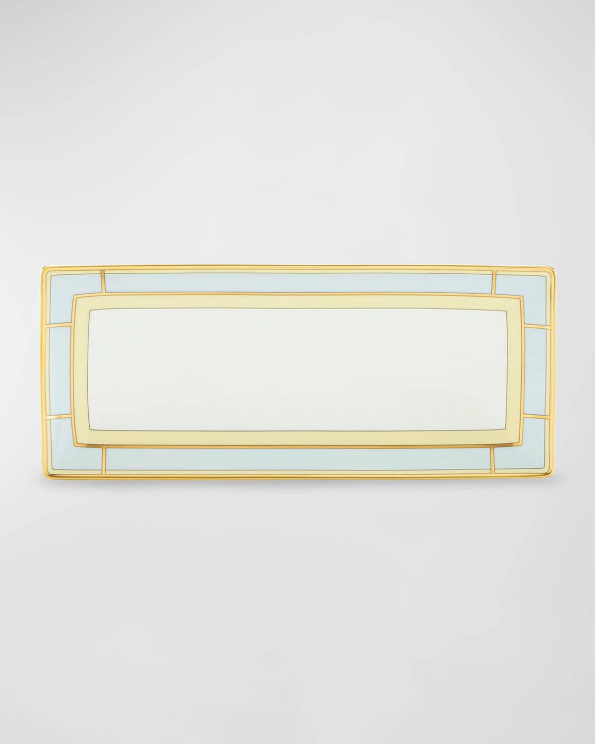 Shop Ginori 1735 Diva Rectangular Platter, Celeste In Diva Celeste