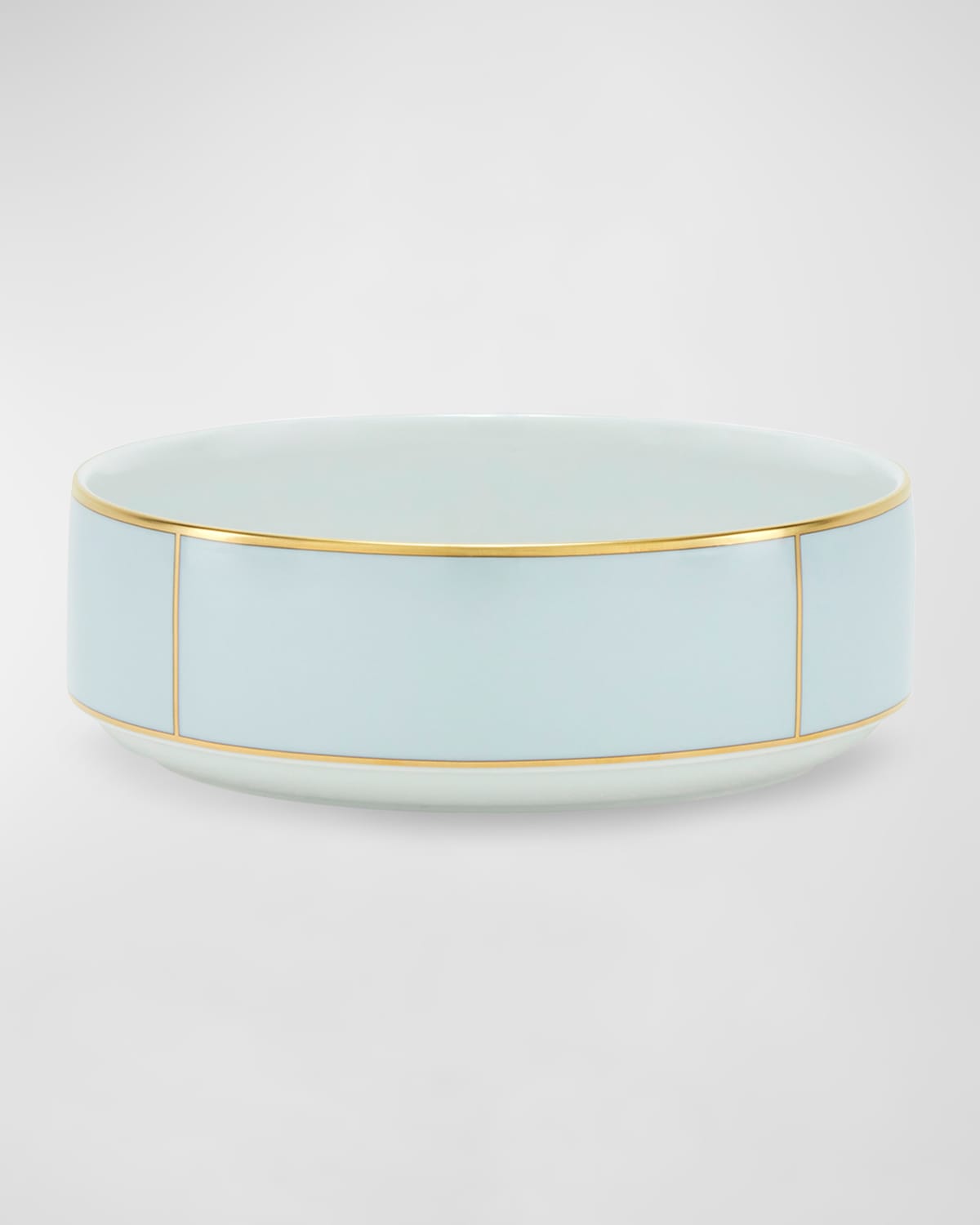 Ginori 1735 Diva Salad Bowl, Celeste In Diva Celeste
