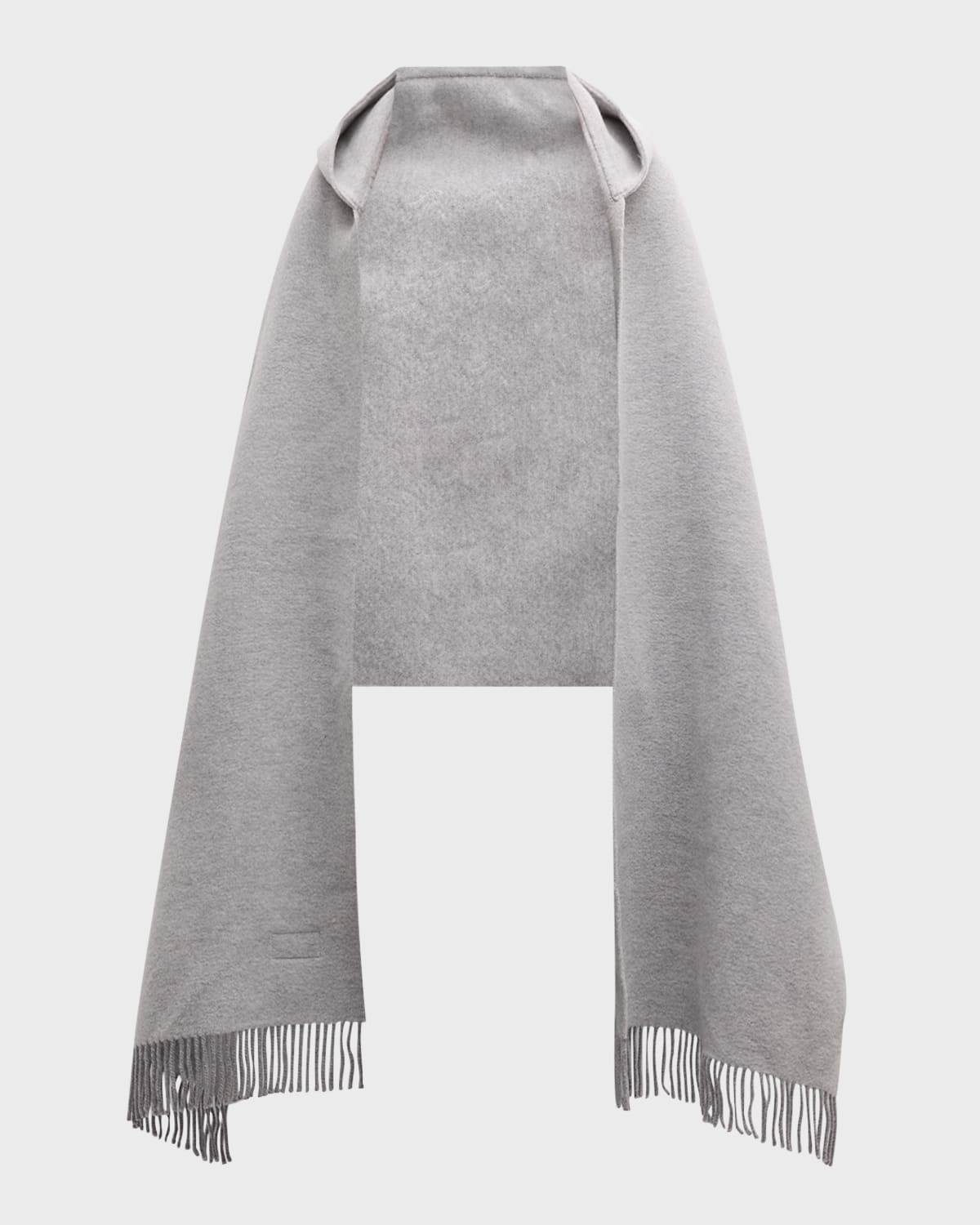 Cashmere Scarf With Hood