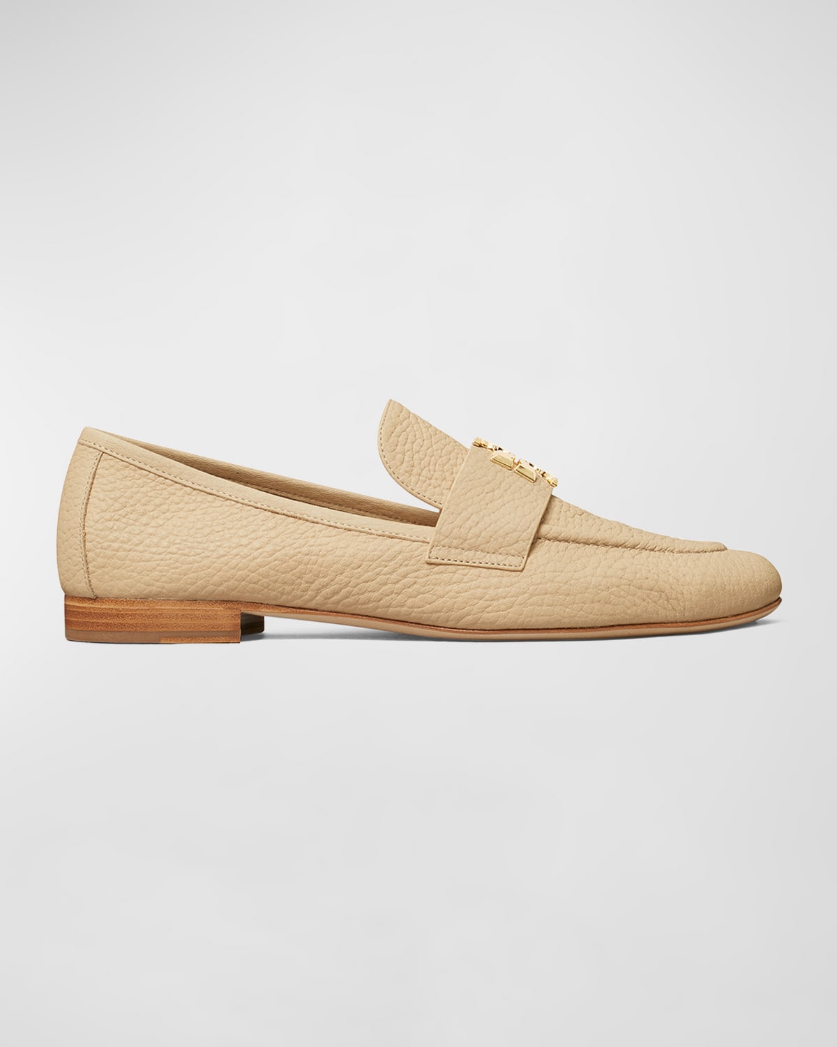 Eleanor Leather Medallion Slip-On Loafers