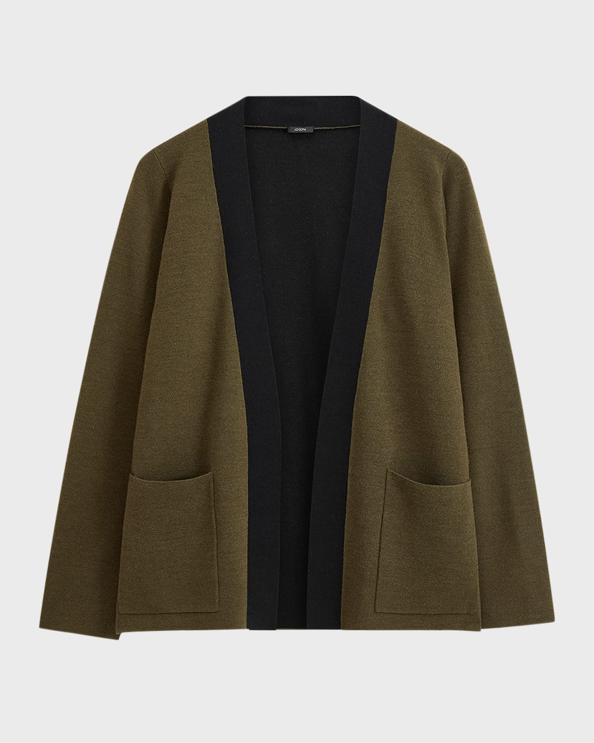 Open-Front Knit Cardigan