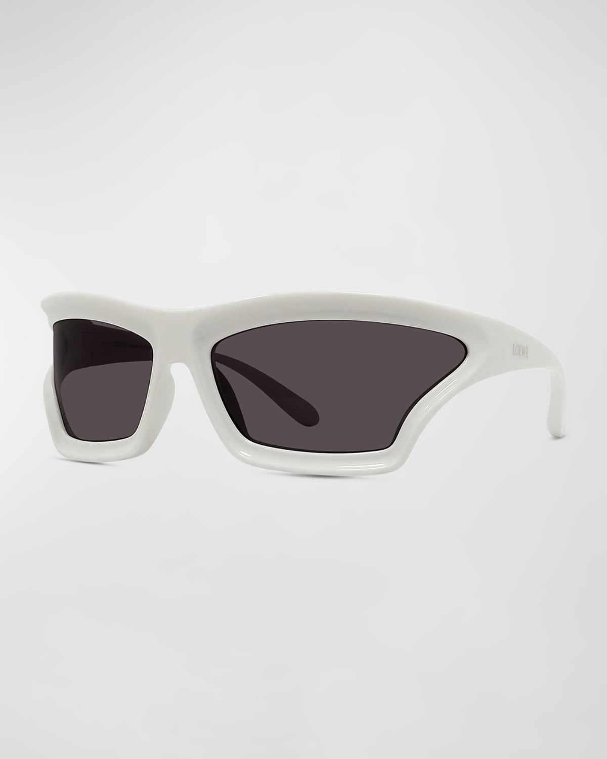 Loewe Men's Paula's Ibiza Acetate Mask Sunglasses In White
