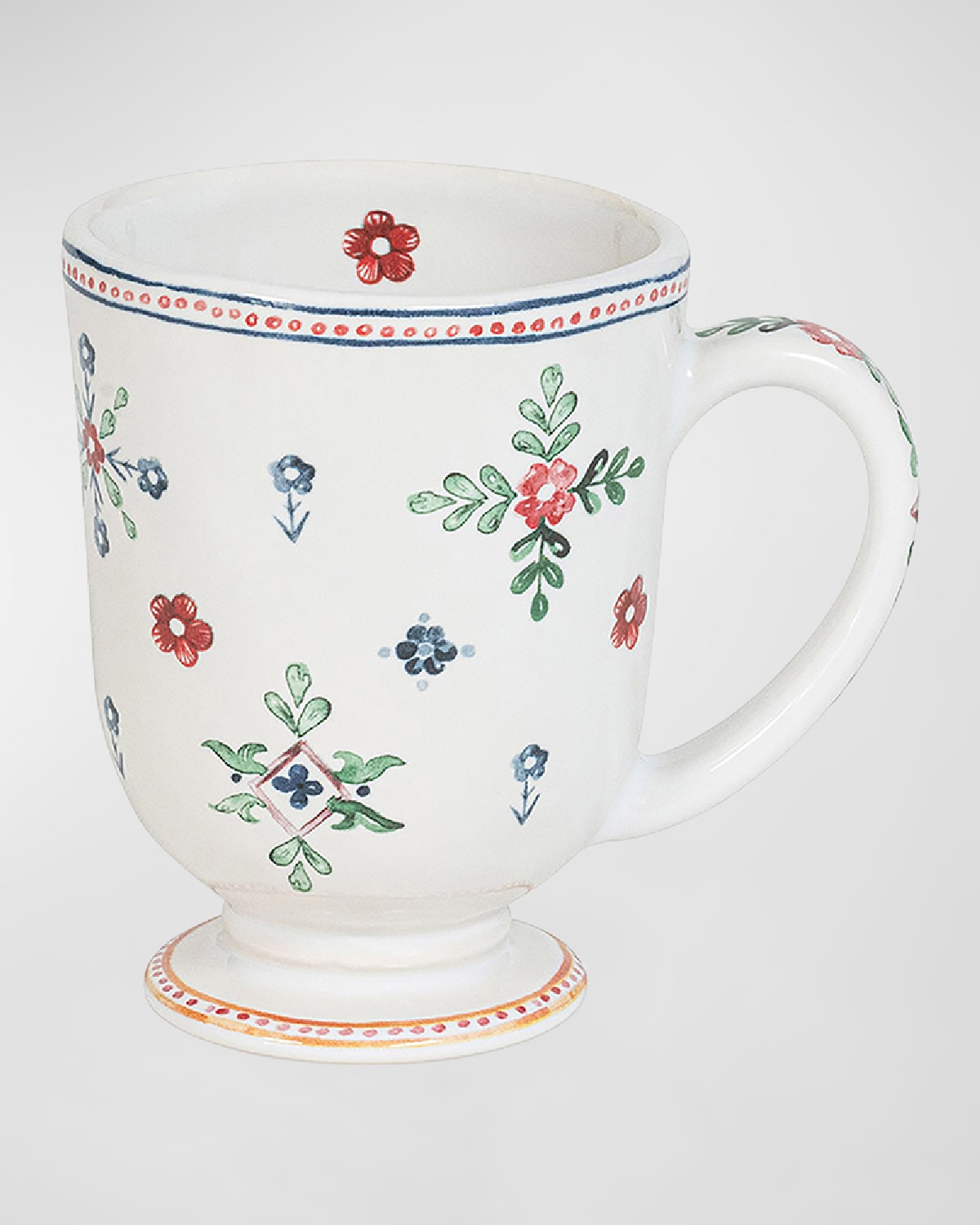 Juliska Heidi Mug In White Multi