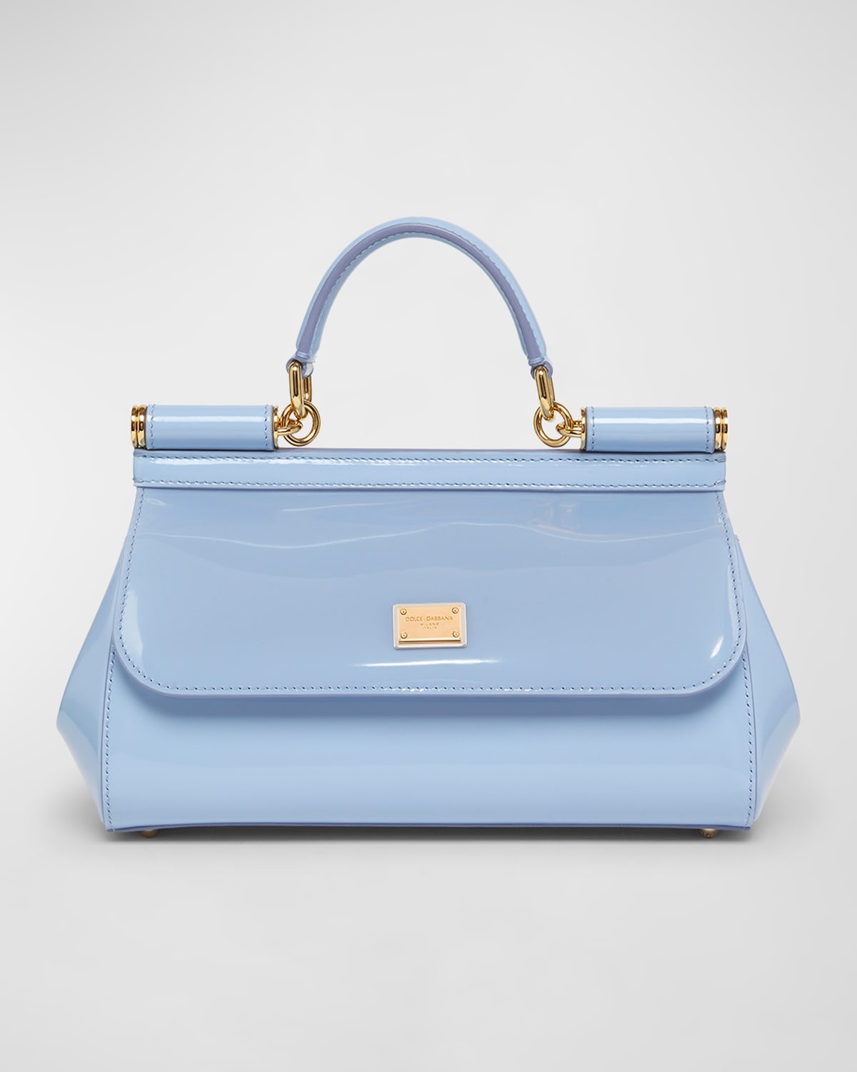 Dolce & Gabbana Medium Elongated Sicily Handbag In Carta Zucchero