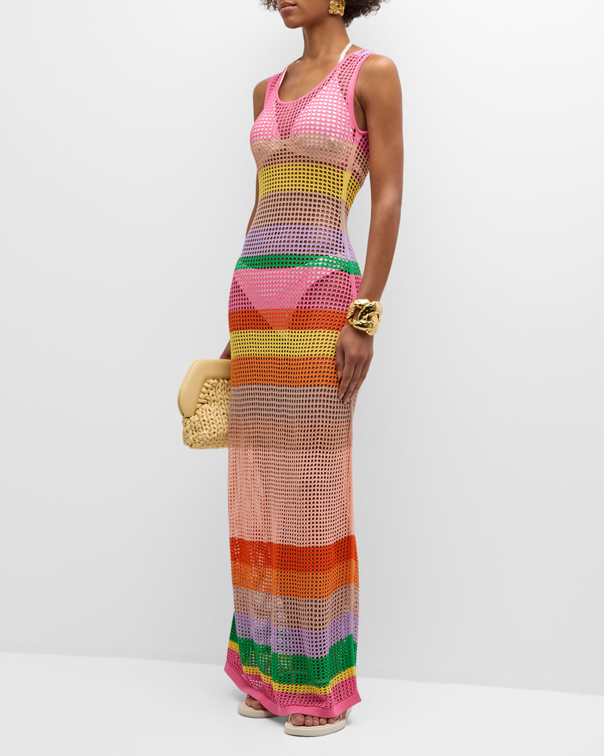 Marlo Striped Knit Maxi Dress
