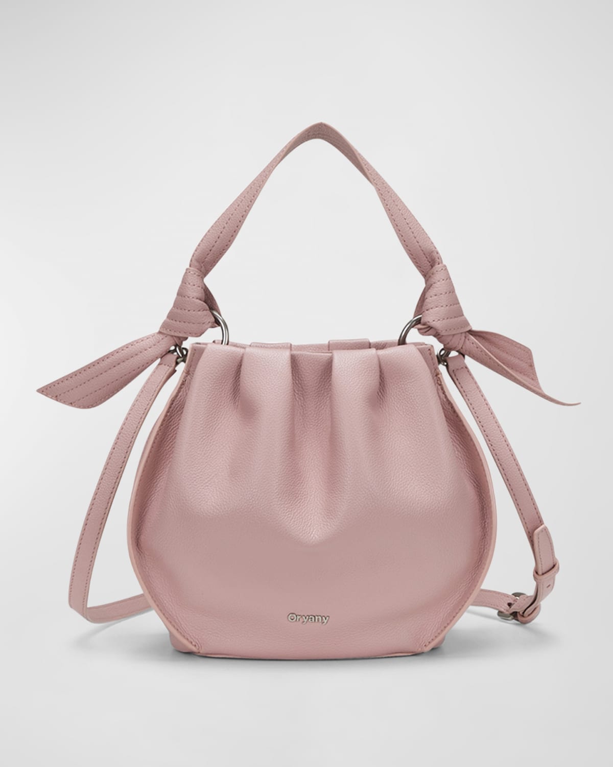 Selena Leather Bucket Bag