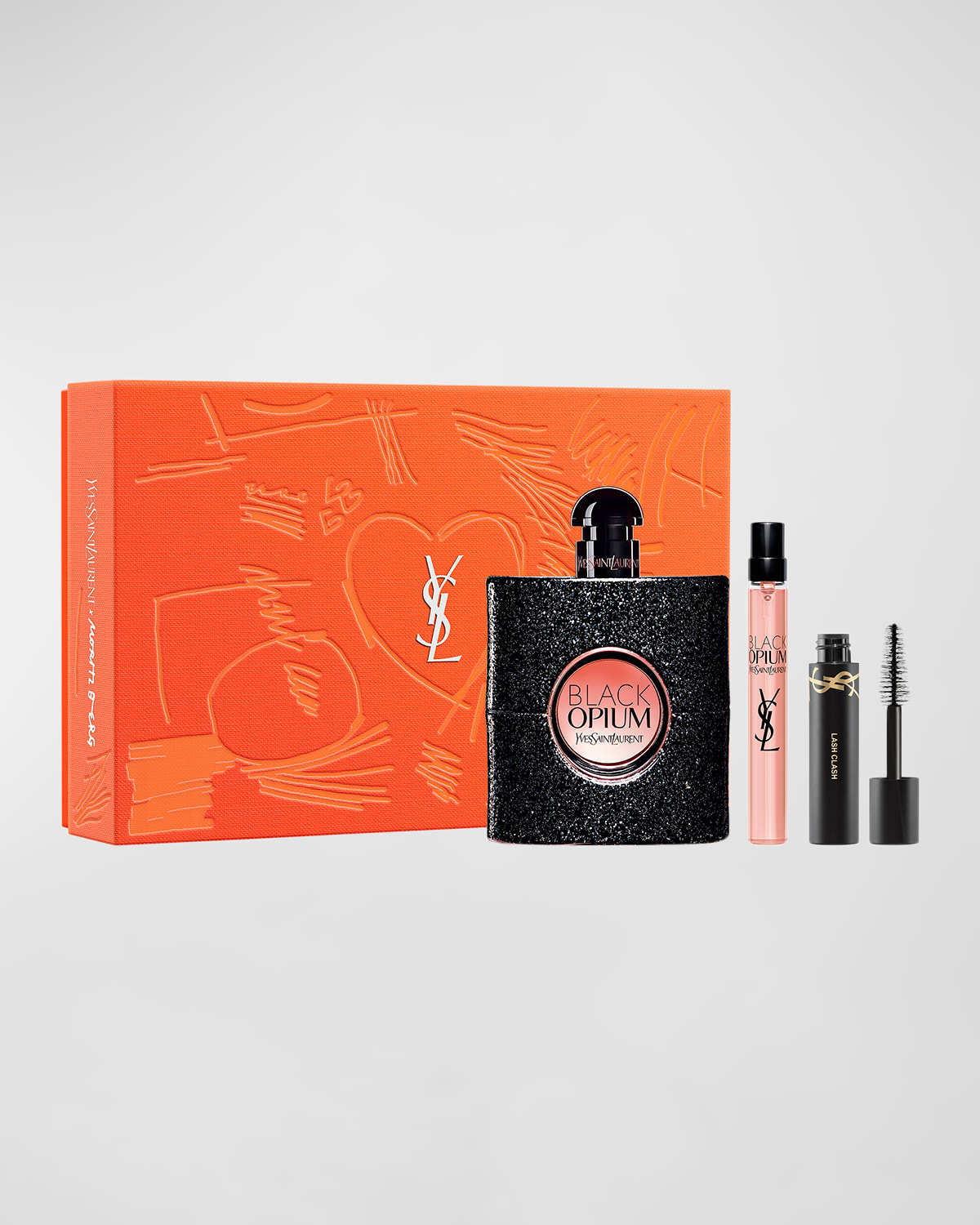 Shop Saint Laurent Black Opium Eau De Parfum 3-piece Gift Set