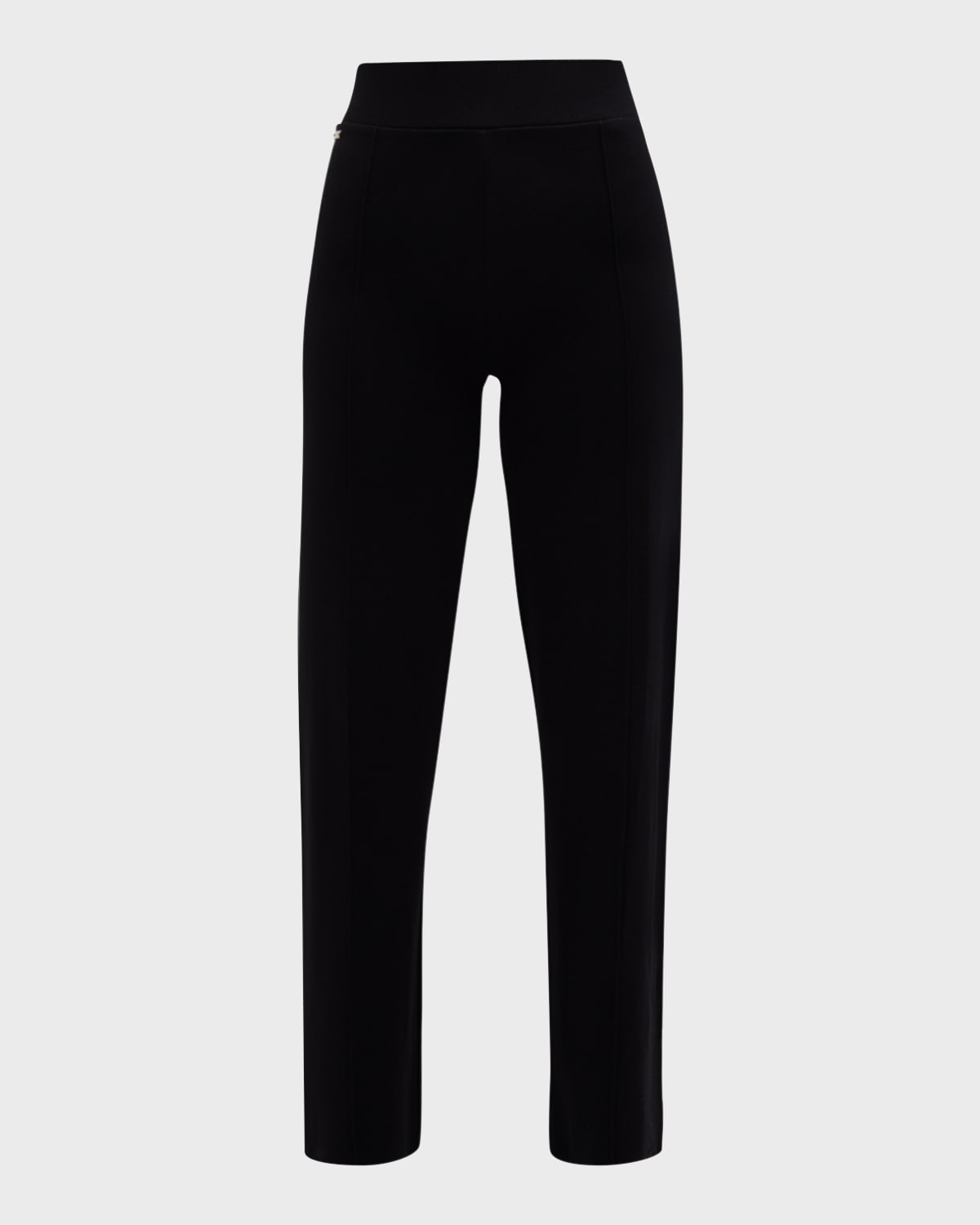 Shop Lune Active Forest Knit Flare Pants In Black