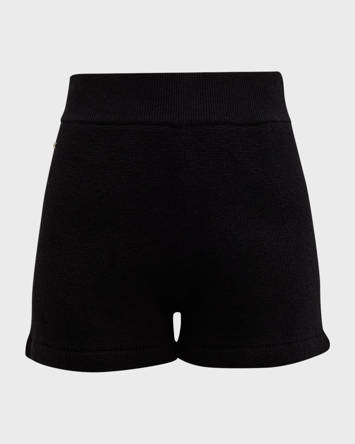 Shop Lune Active Sara Knit Shorts In Black