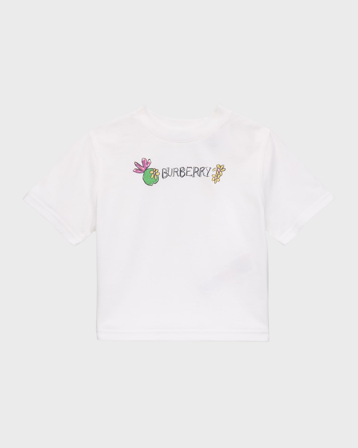 Burberry Girl's Cedar Animated Logo-Print T-Shirt