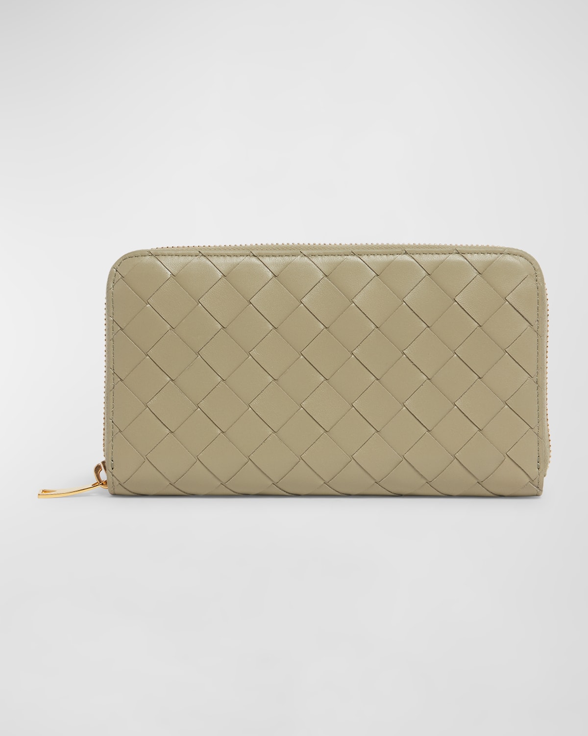 Zip Leather Continental Wallet